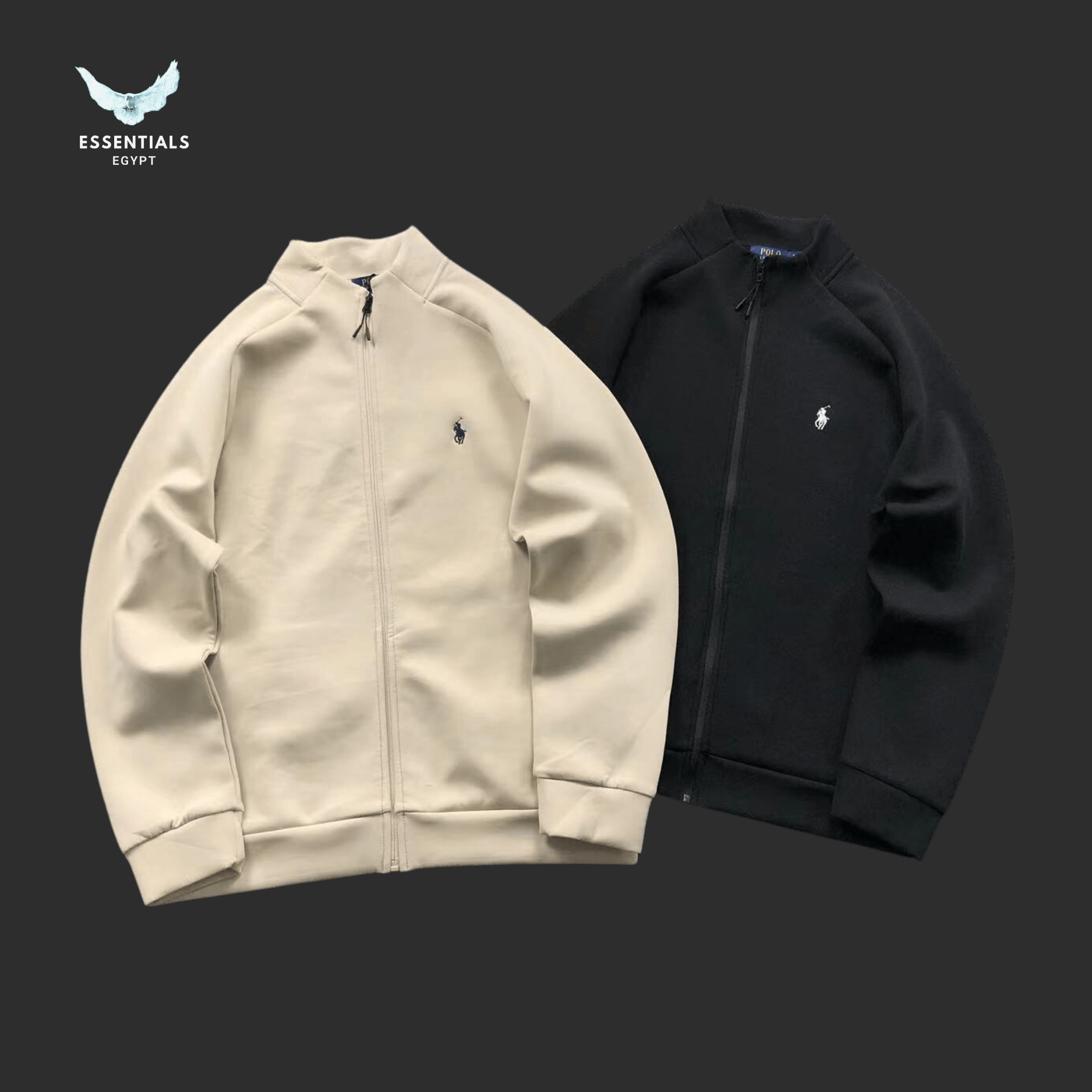 Ralph Lauren Jacket – Full Zip Cotton Layer - ESSENTIALS EGYPT