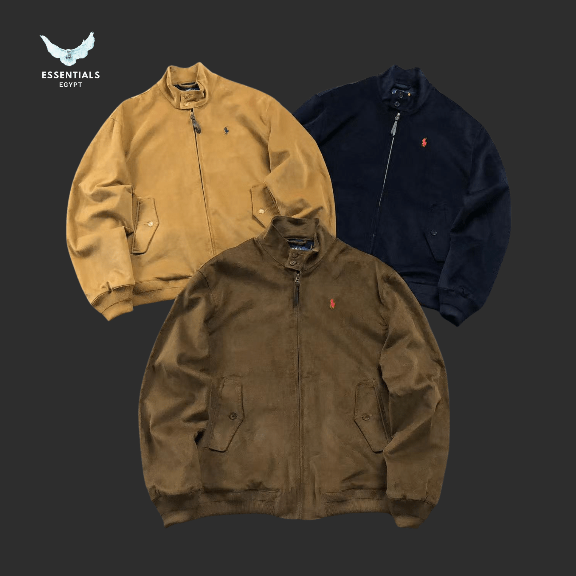 Ralph Lauren Jacket – Suede Look Utility - ESSENTIALS EGYPT