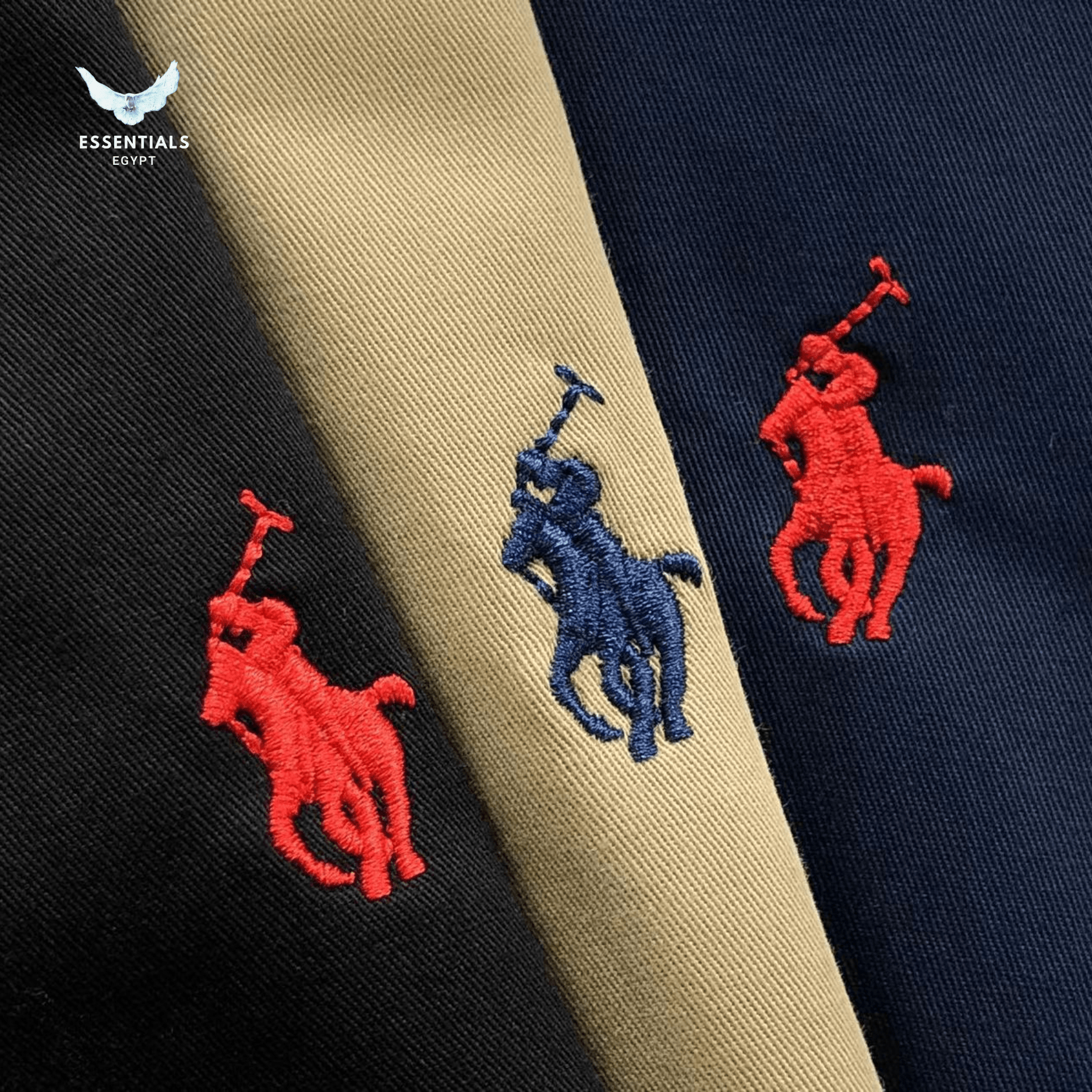 Ralph Lauren Harrington Jacket Beige Navy - ESSENTIALS EGYPT