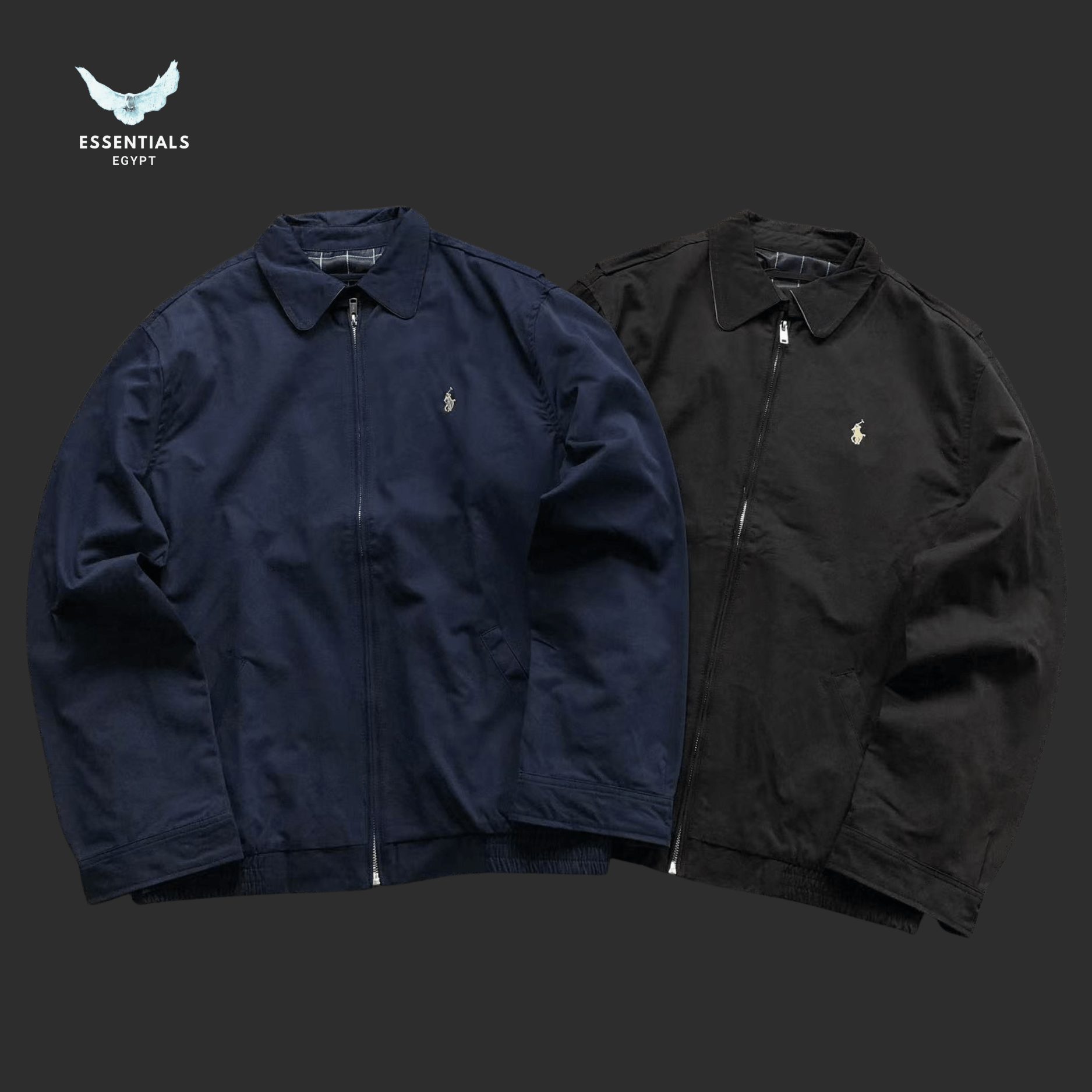 Ralph Lauren Black Harrington Jacket Egypt | Essentials EG