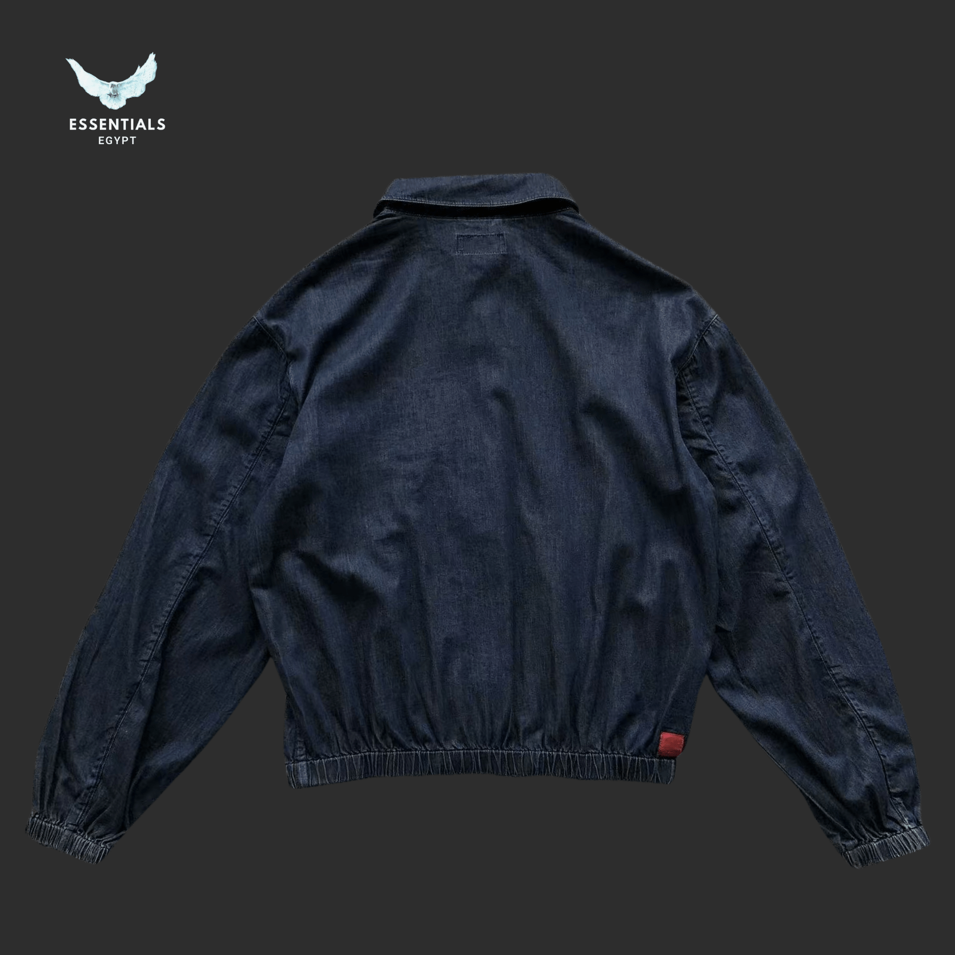 Ralph Lauren Denim Bomber Jacket – Red Pony Logo - ESSENTIALS EGYPT