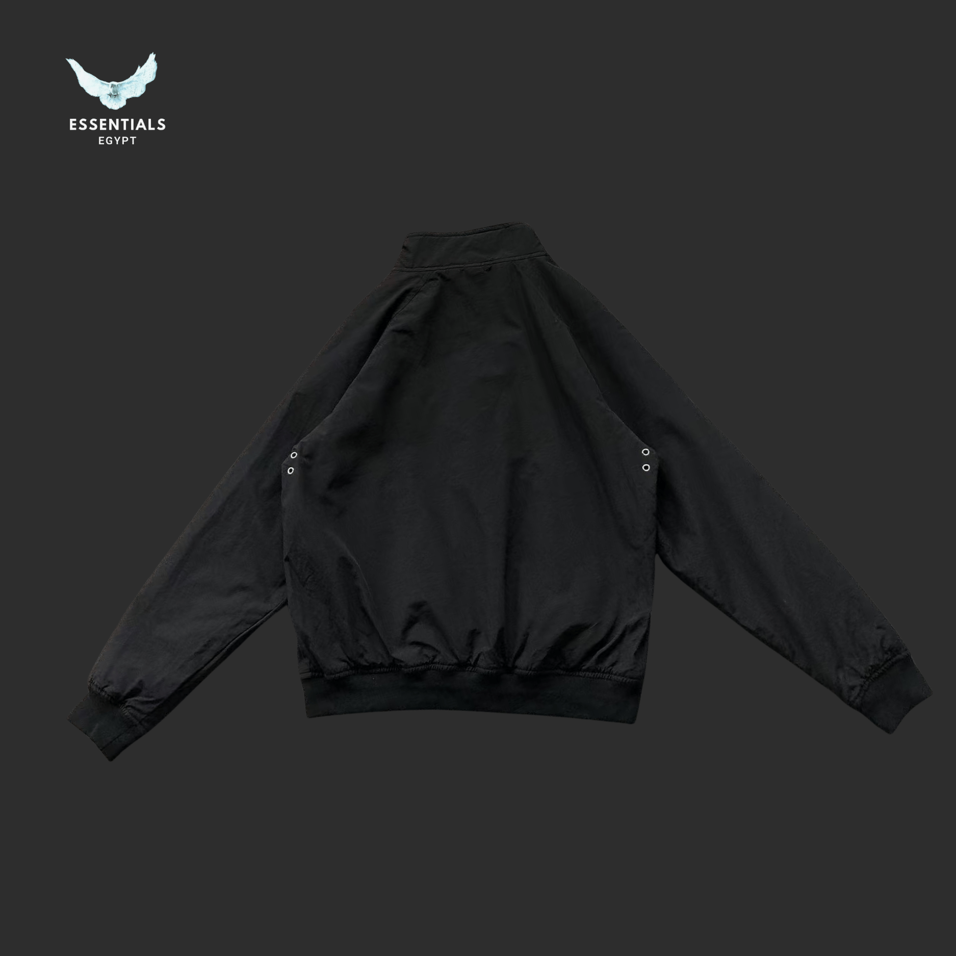 Ralph Lauren Windbreaker Jacket – Black Pony Logo - ESSENTIALS EGYPT