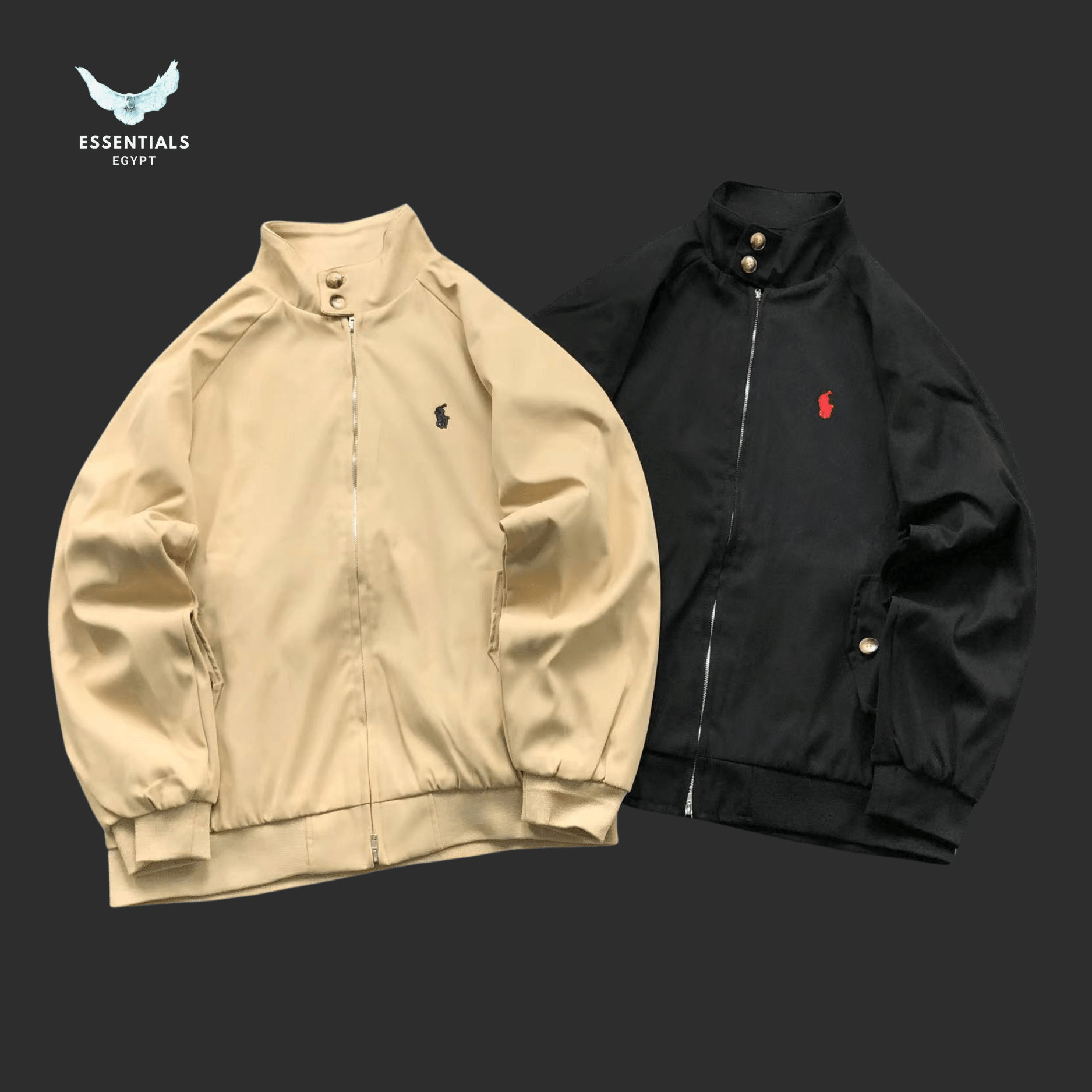 Ralph Lauren Jacket – Track Style Full Zip - ESSENTIALS EGYPT