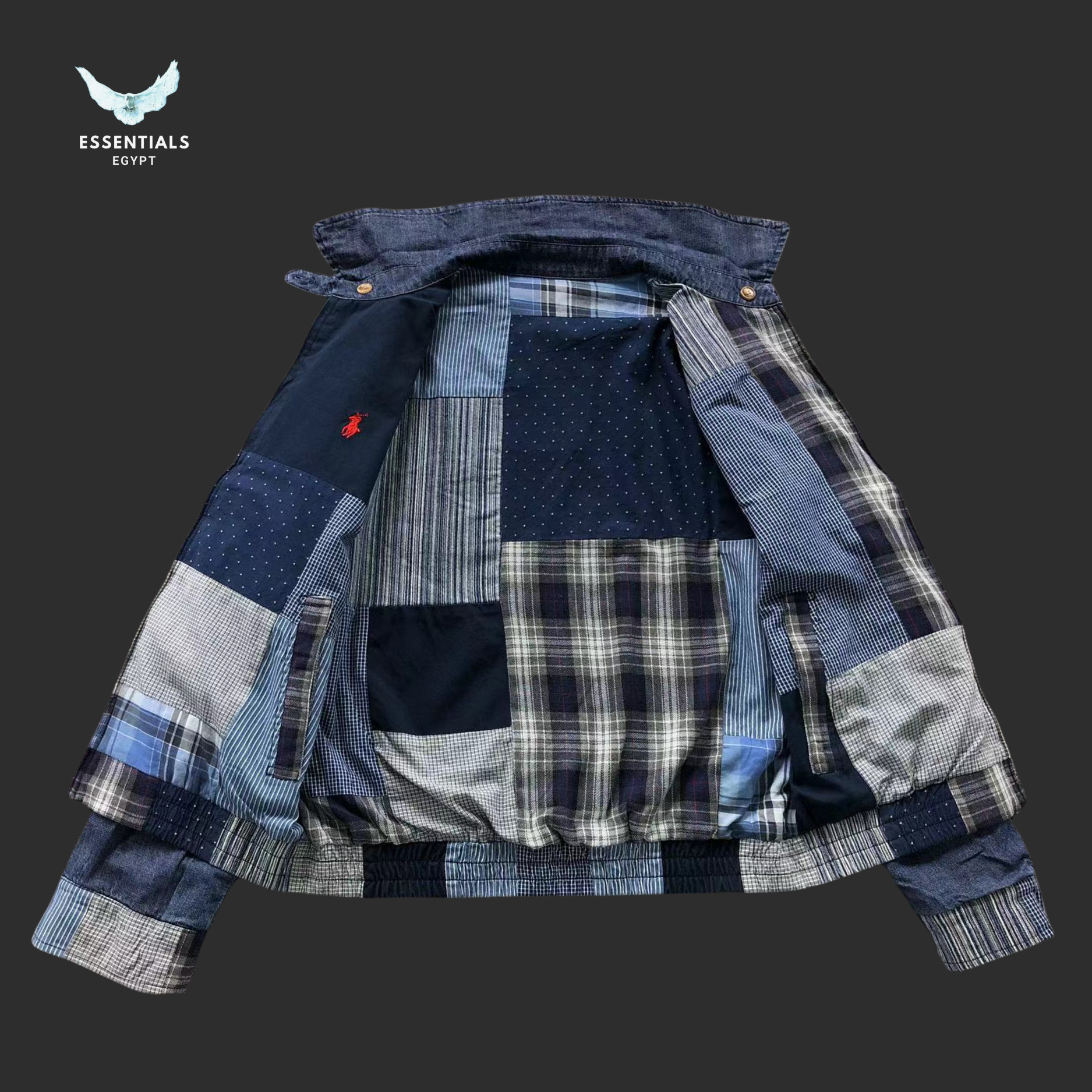 Ralph Lauren Jacket – Indigo Patchwork Denim