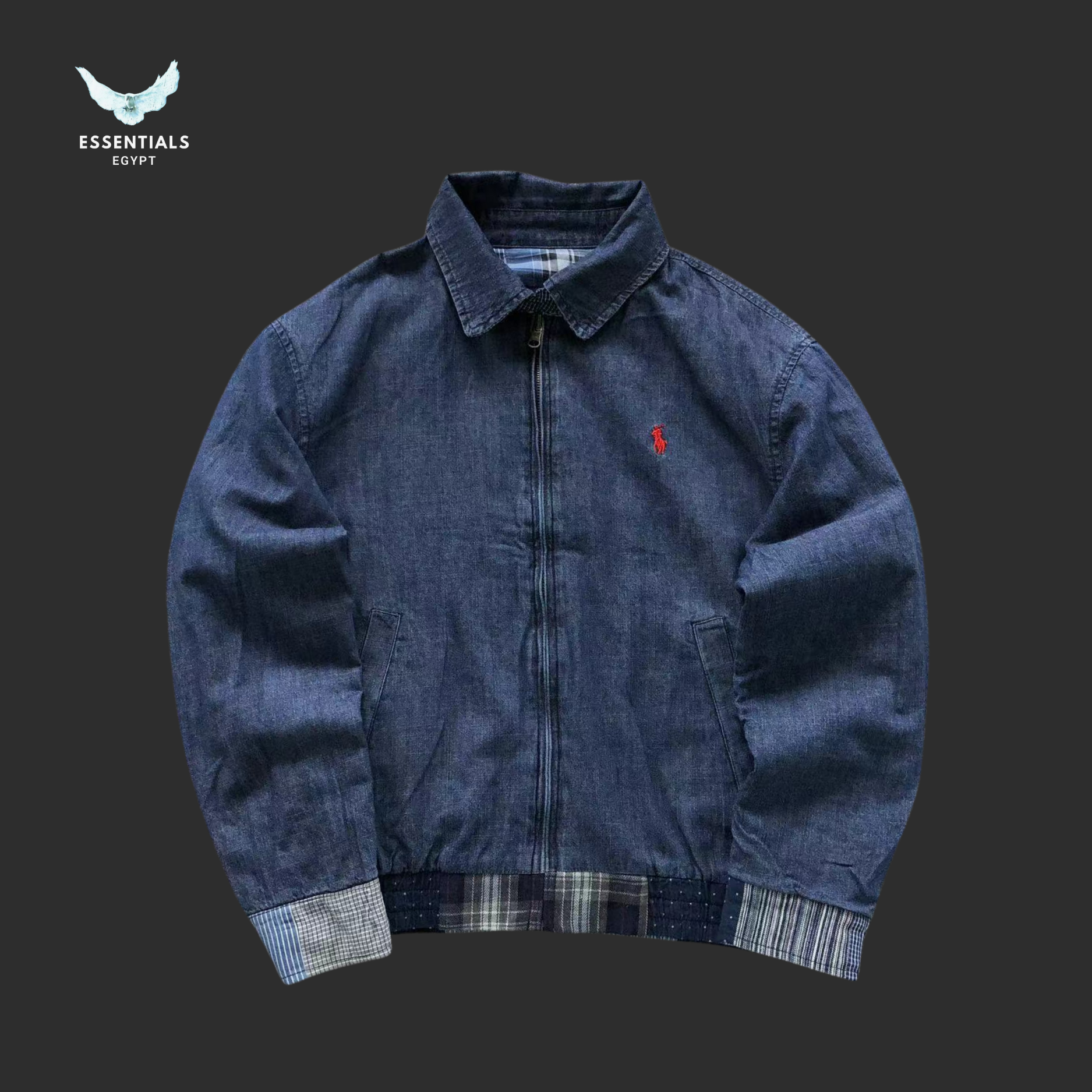 Ralph Lauren Jacket – Indigo Patchwork Denim