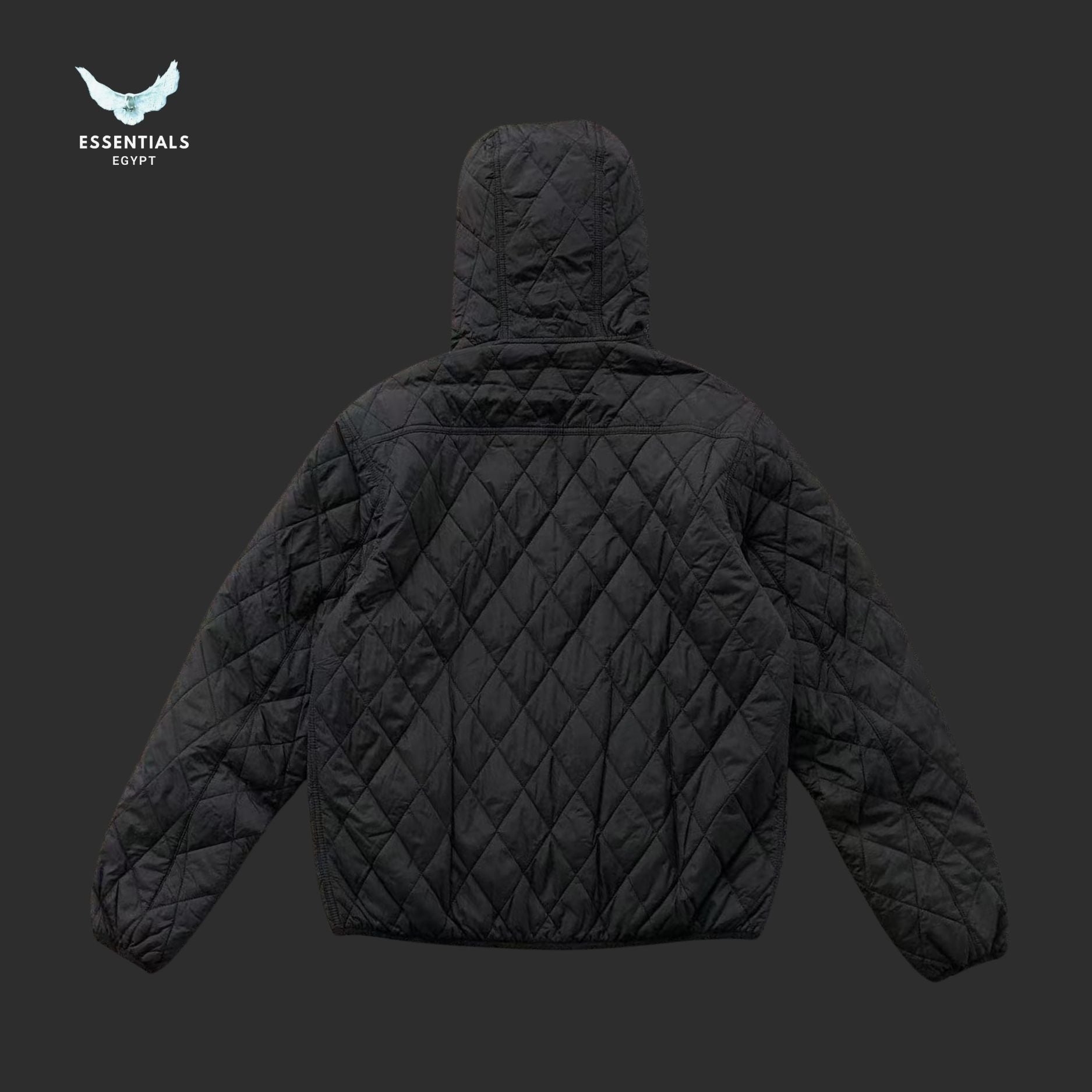 Ralph Lauren Hooded Quilted Jacket – Dark Edition - ESSENTIALS EGYPT