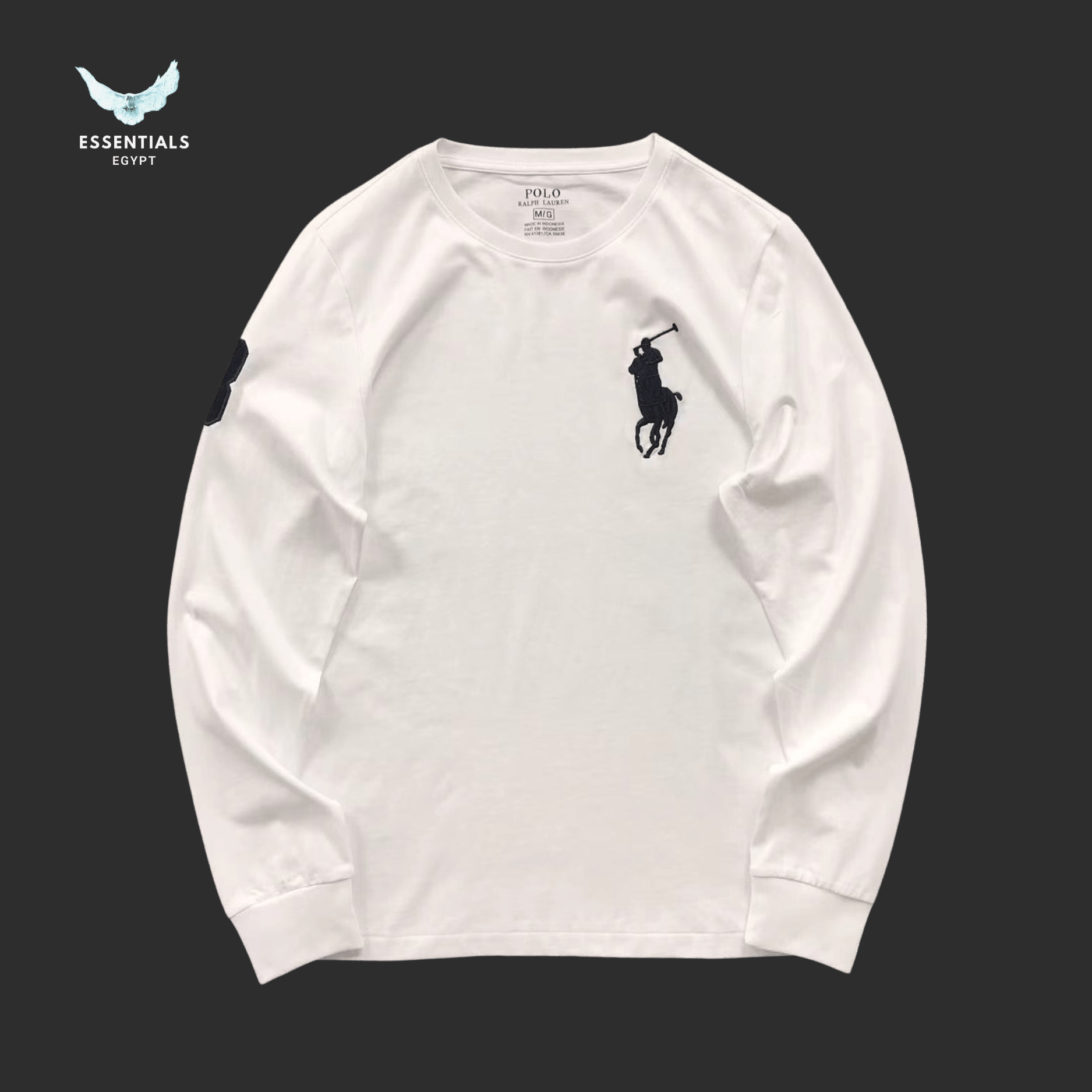 Ralph Lauren Long Sleeve – Big Pony Print - ESSENTIALS EGYPT