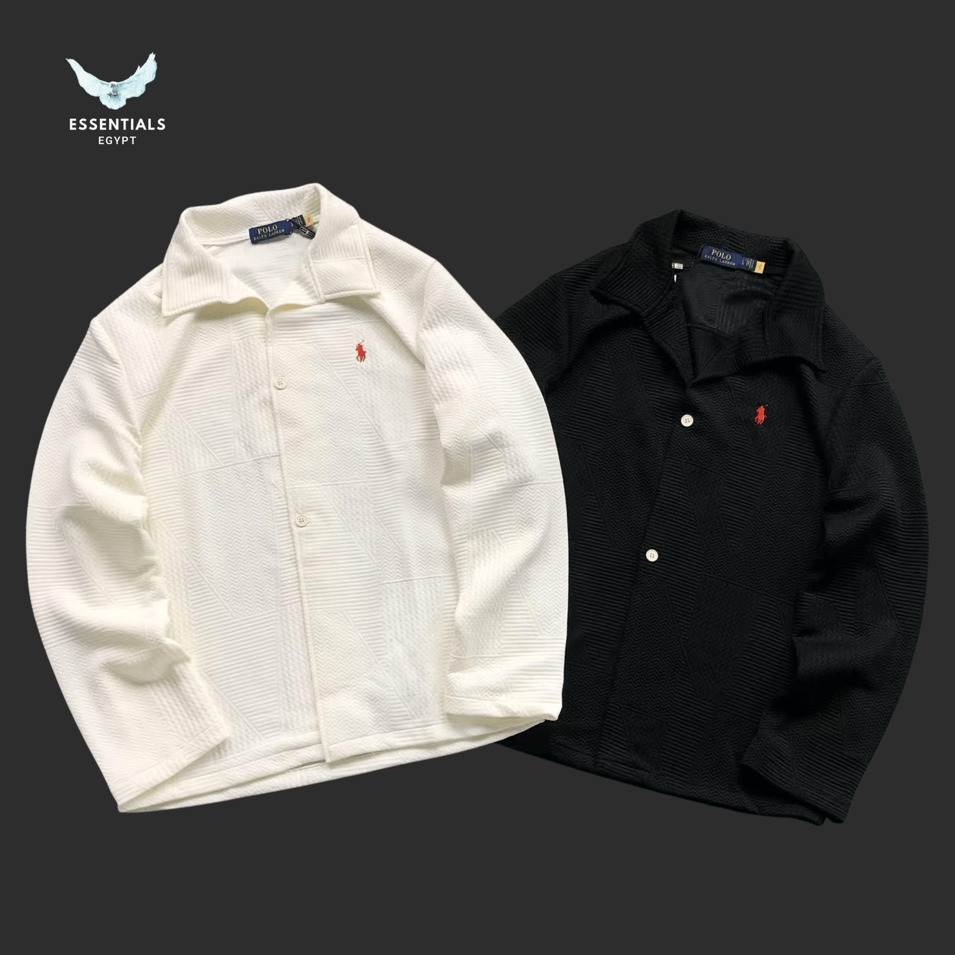 Ralph Lauren Button - Up Shirt – Cotton Knit - ESSENTIALS EGYPT