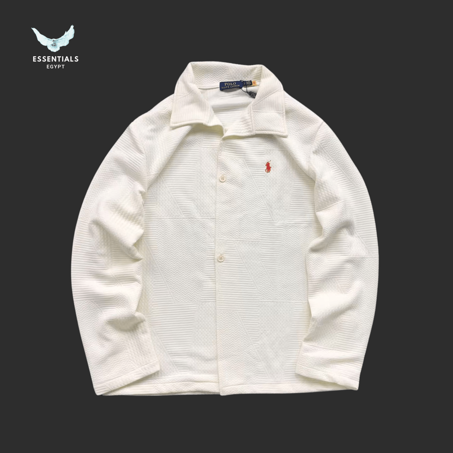 Ralph Lauren Button - Up Shirt – Cotton Knit - ESSENTIALS EGYPT