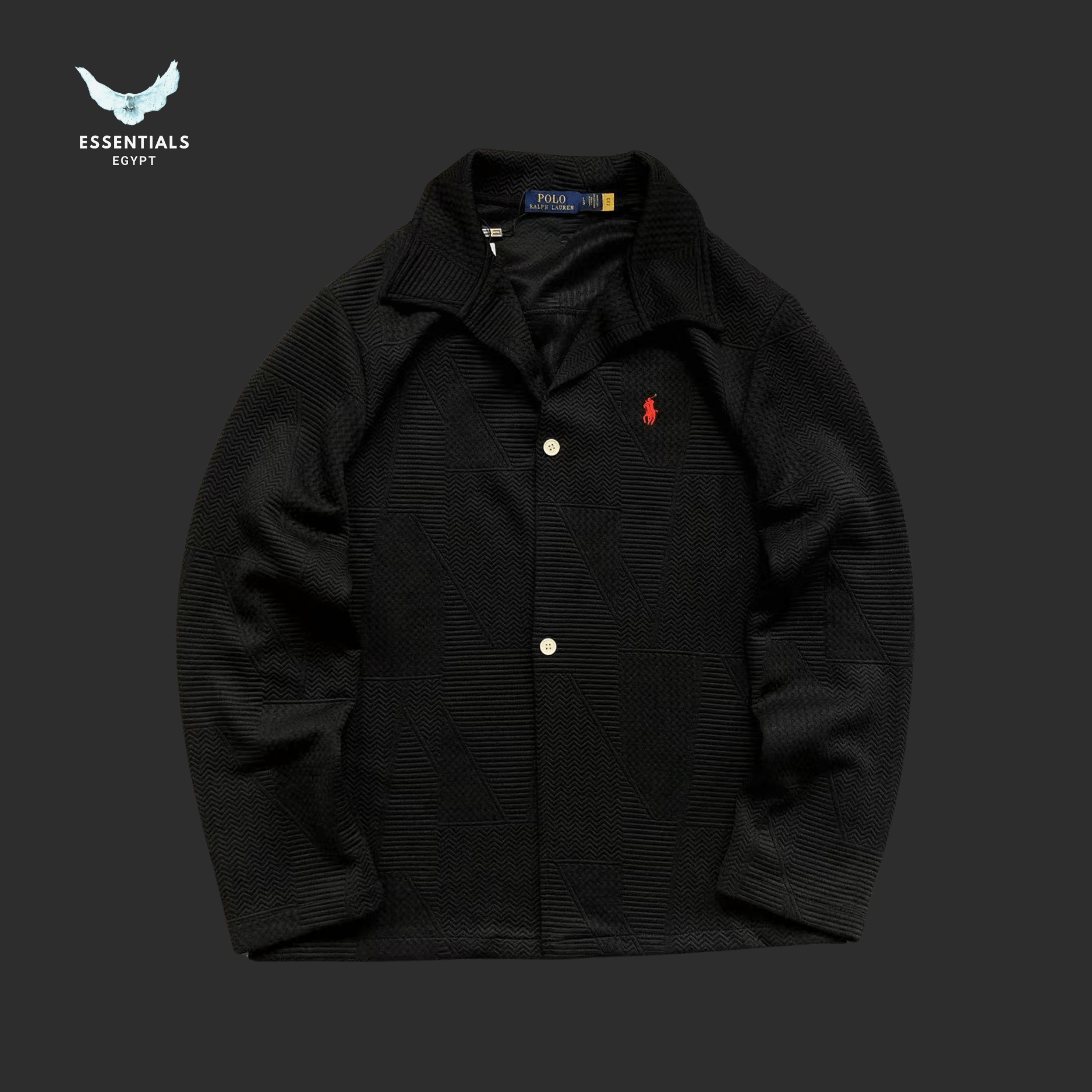 Ralph Lauren Button - Up Shirt – Cotton Knit - ESSENTIALS EGYPT