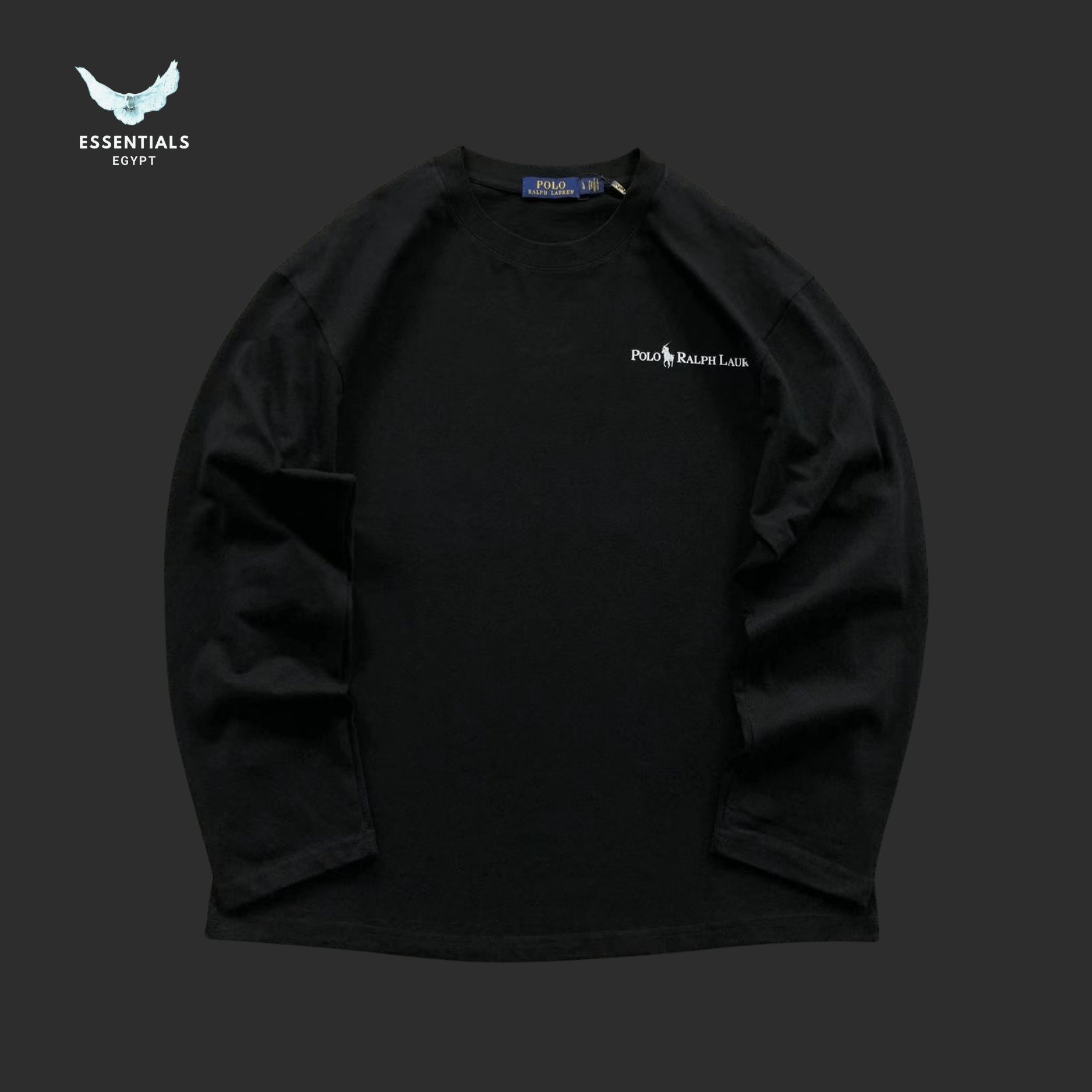 Ralph Lauren Long Sleeve Polo Shirt – Signature Logo - ESSENTIALS EGYPT