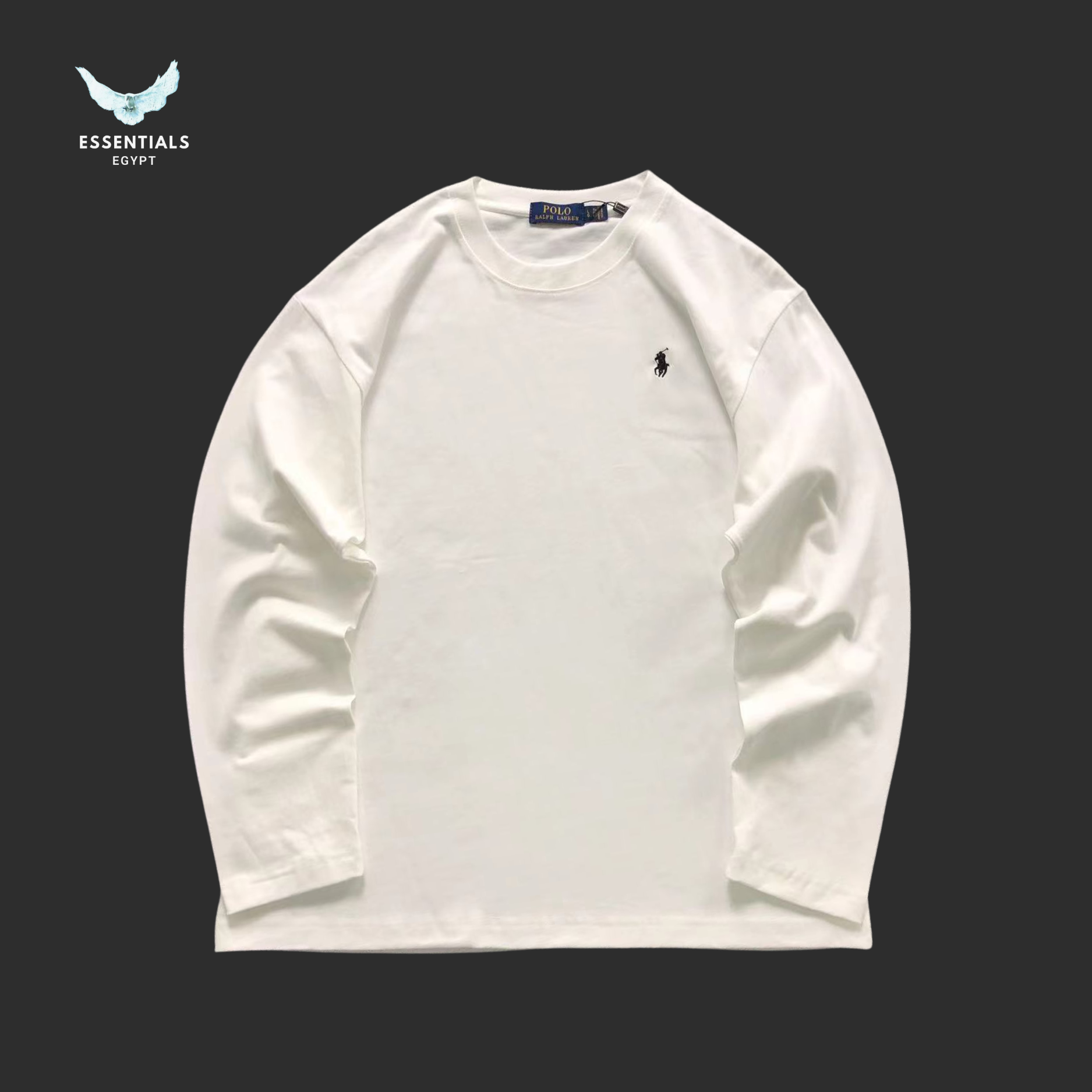 Ralph Lauren Long Sleeve Tee – Classic Black & White