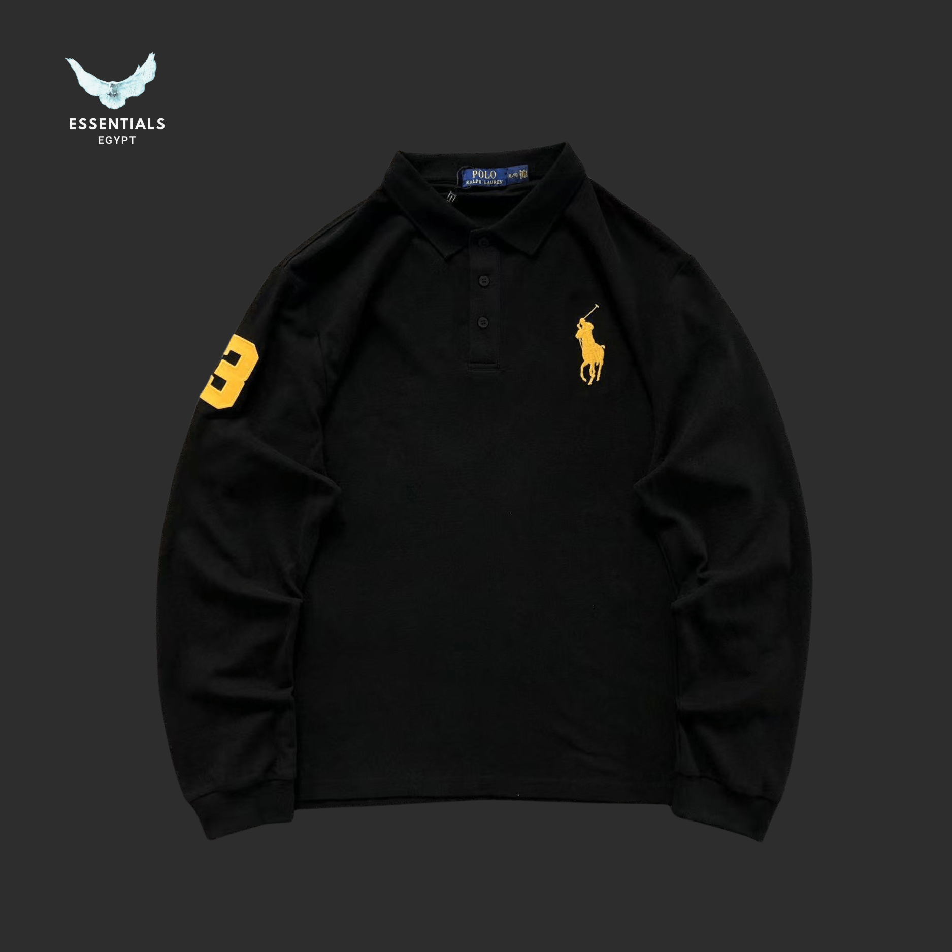 Ralph Lauren Polo Sweatshirt – Multi - Color Logo - ESSENTIALS EGYPT