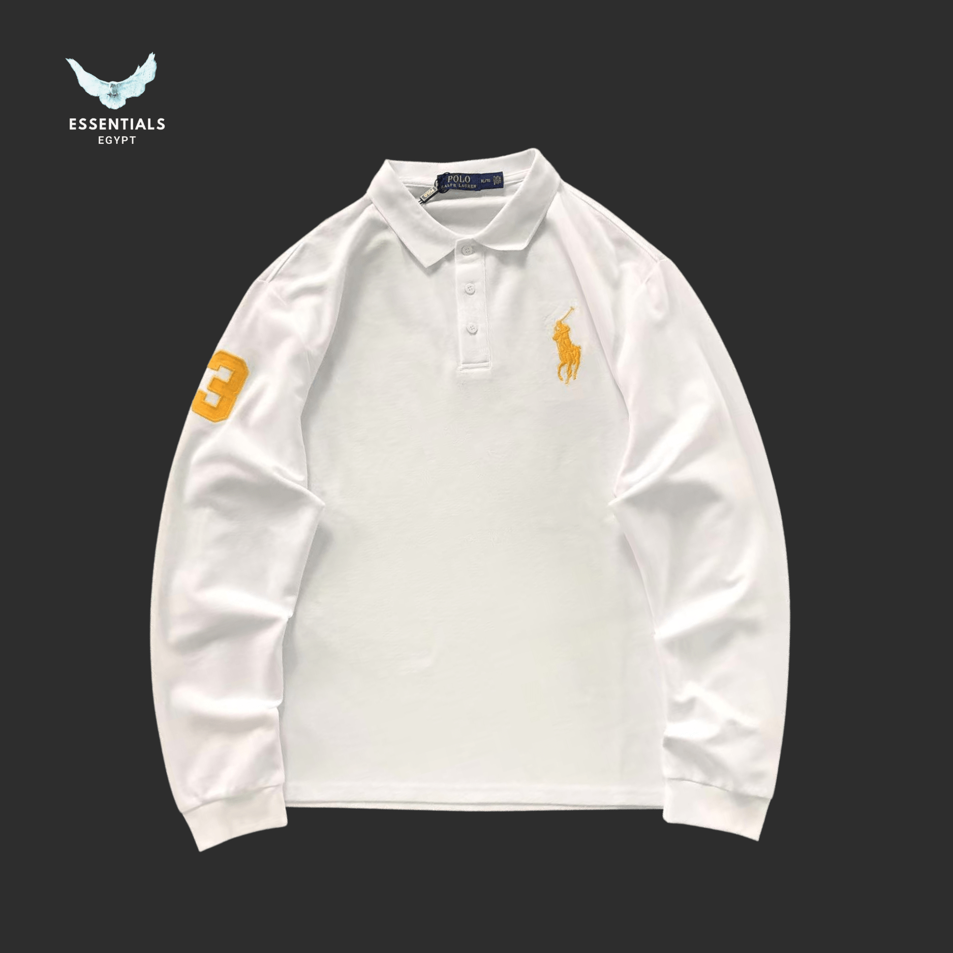 Ralph Lauren Polo Sweatshirt – Multi - Color Logo - ESSENTIALS EGYPT