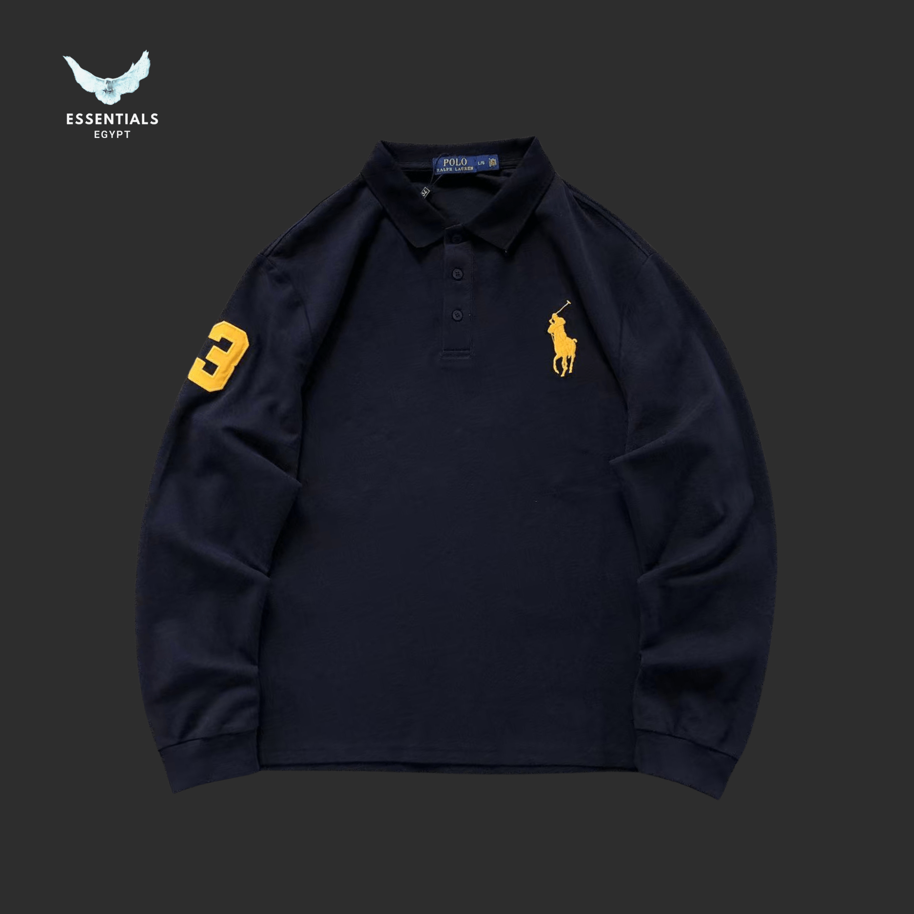 Ralph Lauren Polo Sweatshirt – Multi - Color Logo - ESSENTIALS EGYPT