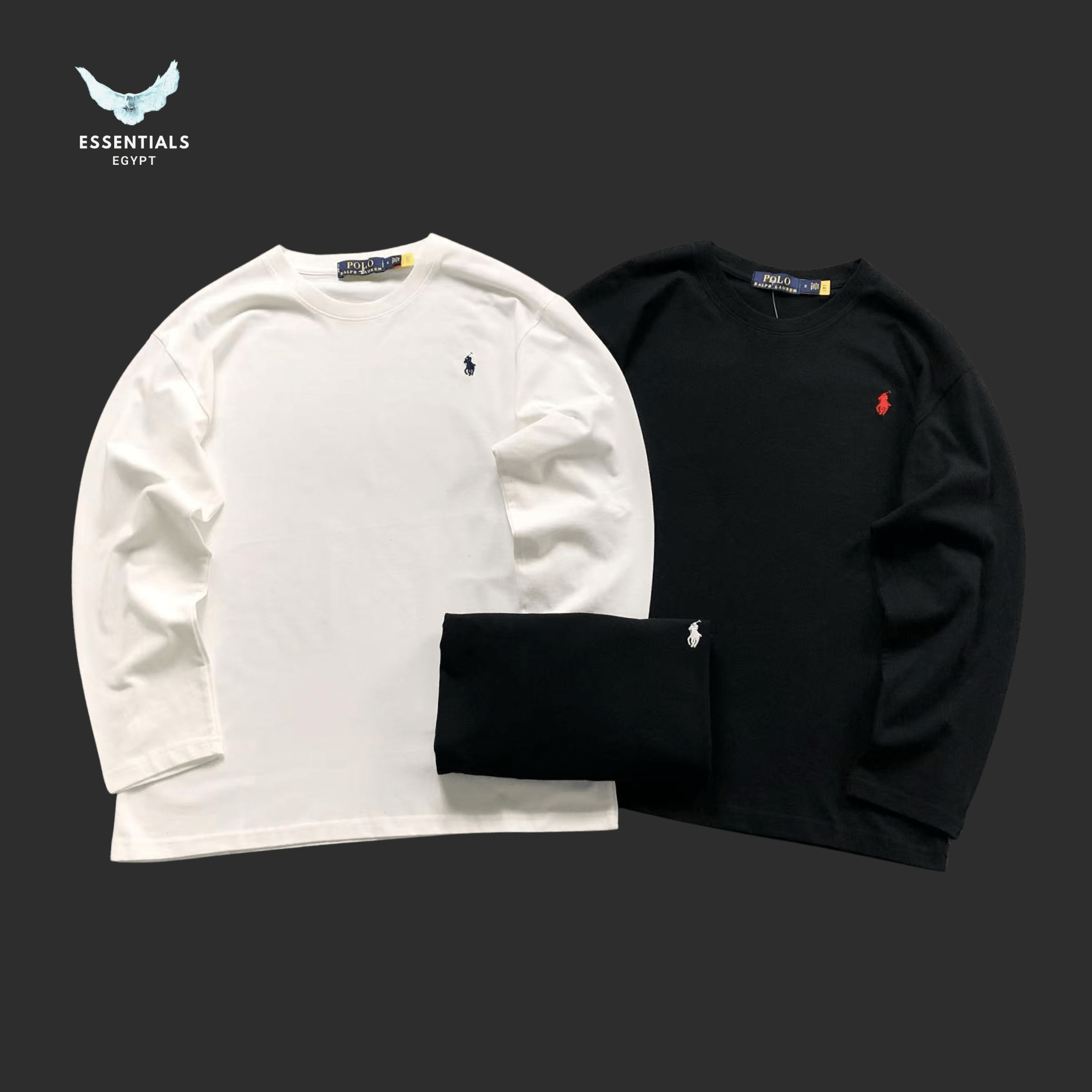 Ralph Lauren Sweatshirt – Classic Crewneck Logo - ESSENTIALS EGYPT