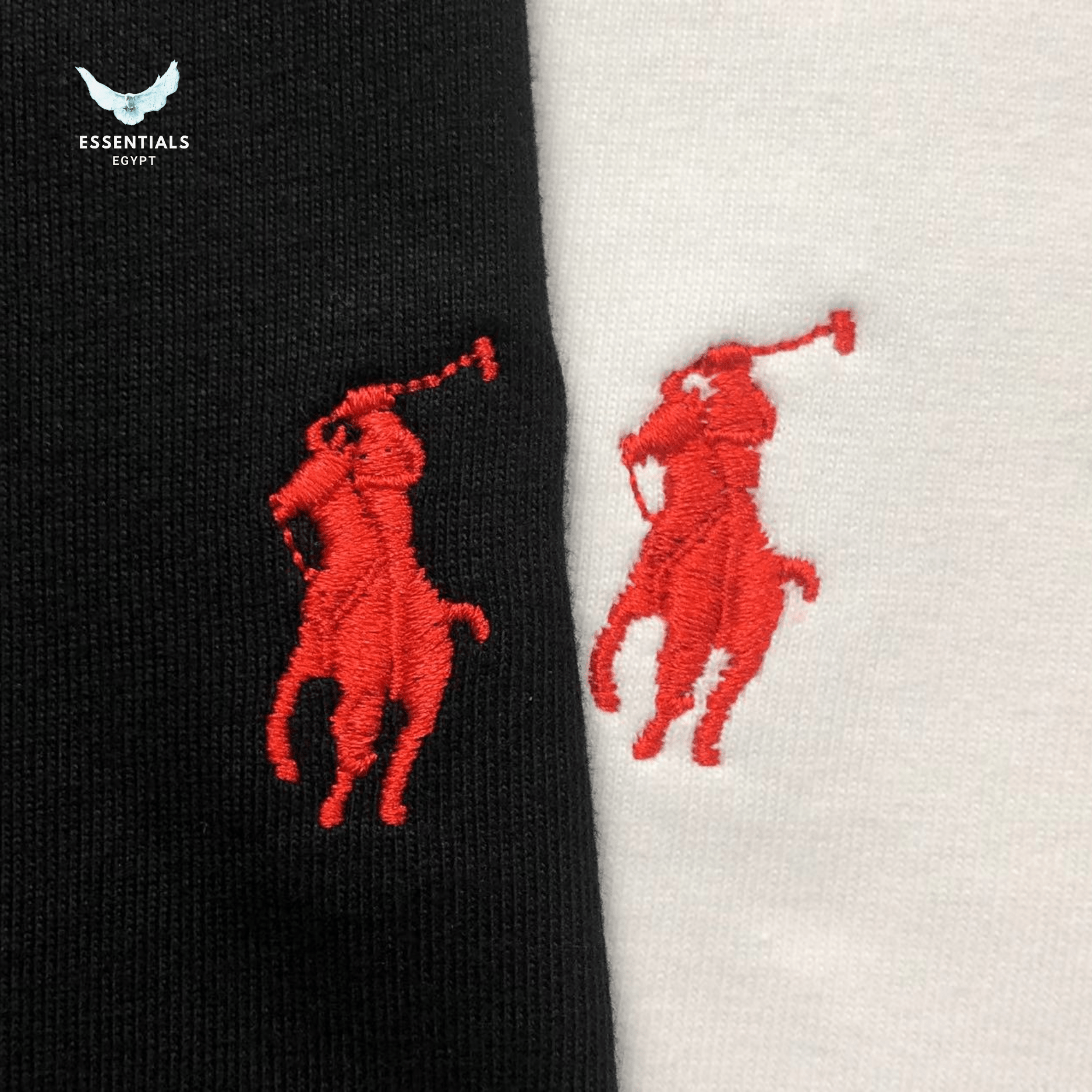Ralph Lauren Long Sleeve – White with Red Pony - ESSENTIALS EGYPT