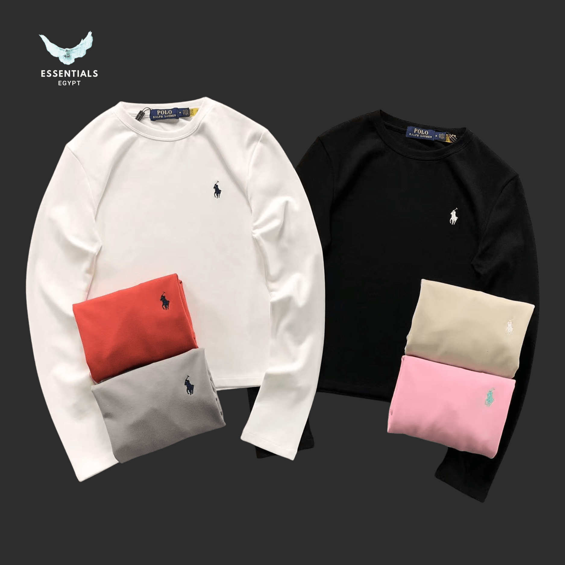 RALPH LAUREN LONG SLEEVED FEMAIE STYIE 217310801 - ESSENTIALS EGYPT