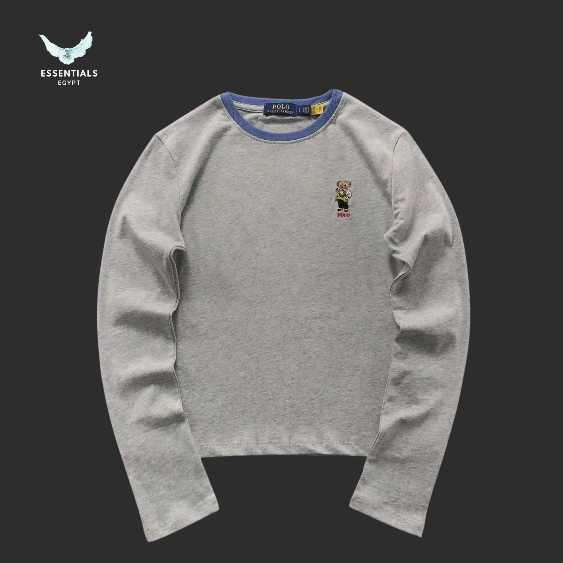 Ralph Lauren Bear Crewneck – Embroidered Logo Sweatshirt