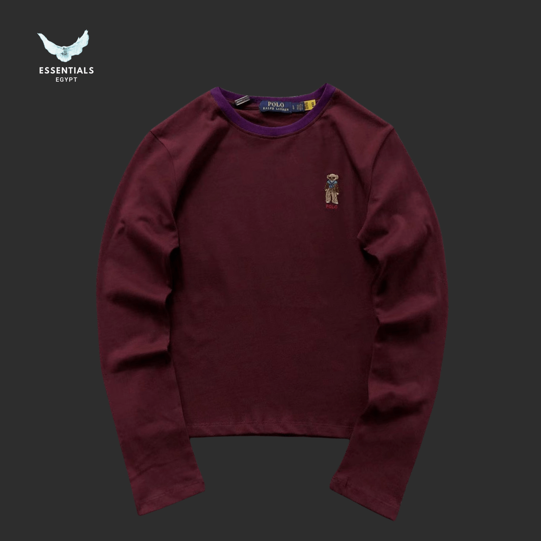 Ralph Lauren Bear Crewneck – Embroidered Logo Sweatshirt - ESSENTIALS EGYPT