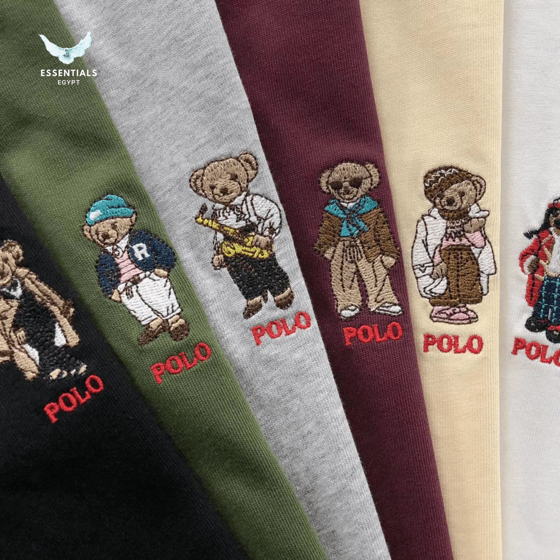 Ralph Lauren Bear Crewneck – Embroidered Logo Sweatshirt - ESSENTIALS EGYPT