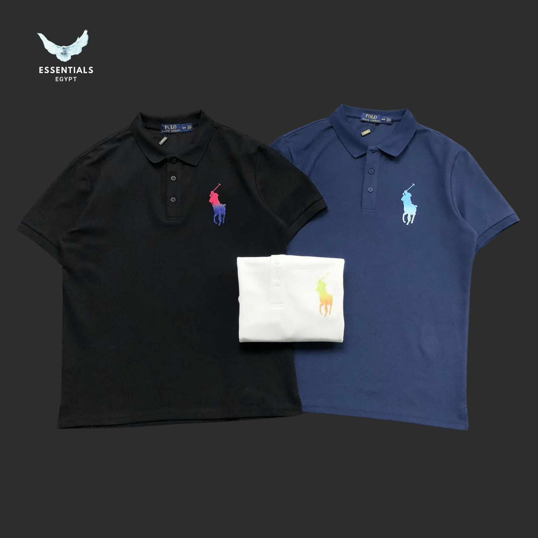 Ralph Lauren Polo – Two - Tone Pony Logo - ESSENTIALS EGYPT