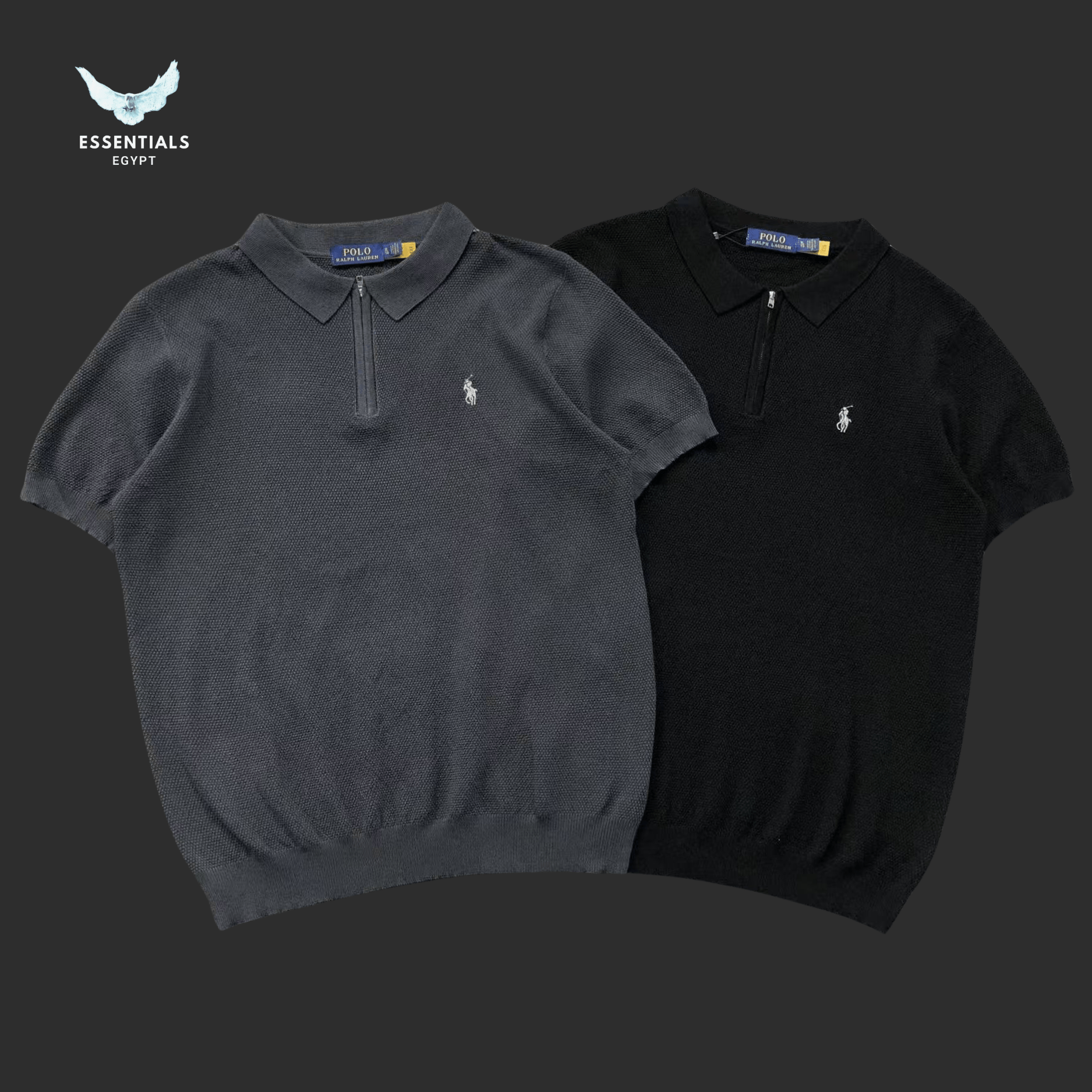 Ralph Lauren Knit Polo – Tonal Edition - ESSENTIALS EGYPT