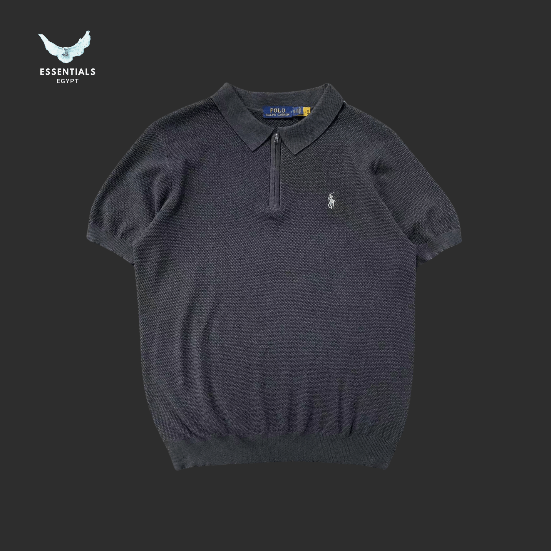 Ralph Lauren Knit Polo – Tonal Edition - ESSENTIALS EGYPT