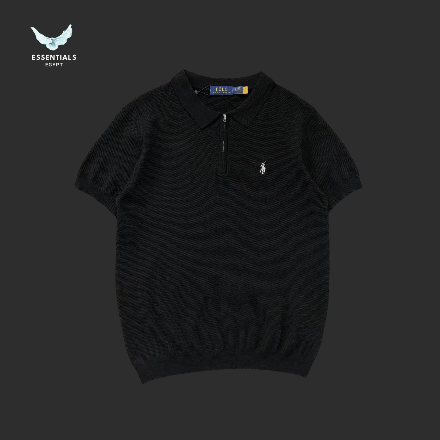 Ralph Lauren Knit Polo – Tonal Edition - ESSENTIALS EGYPT