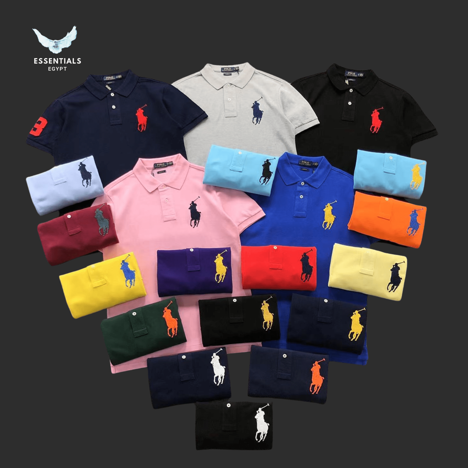 Ralph Lauren Custom Fit Polo Shirt - ESSENTIALS EGYPT