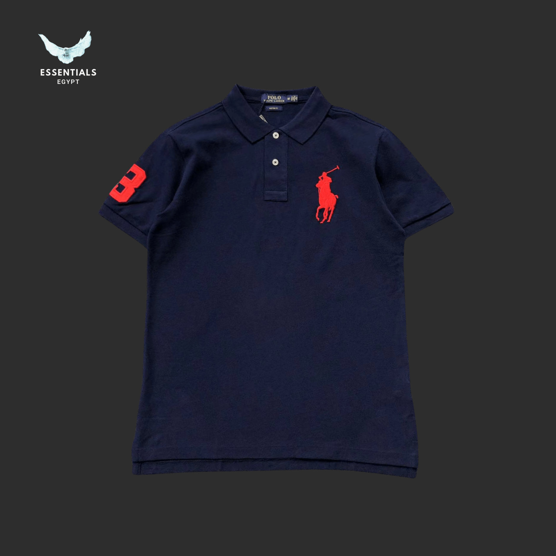 Ralph Lauren Custom Fit Polo Shirt - ESSENTIALS EGYPT