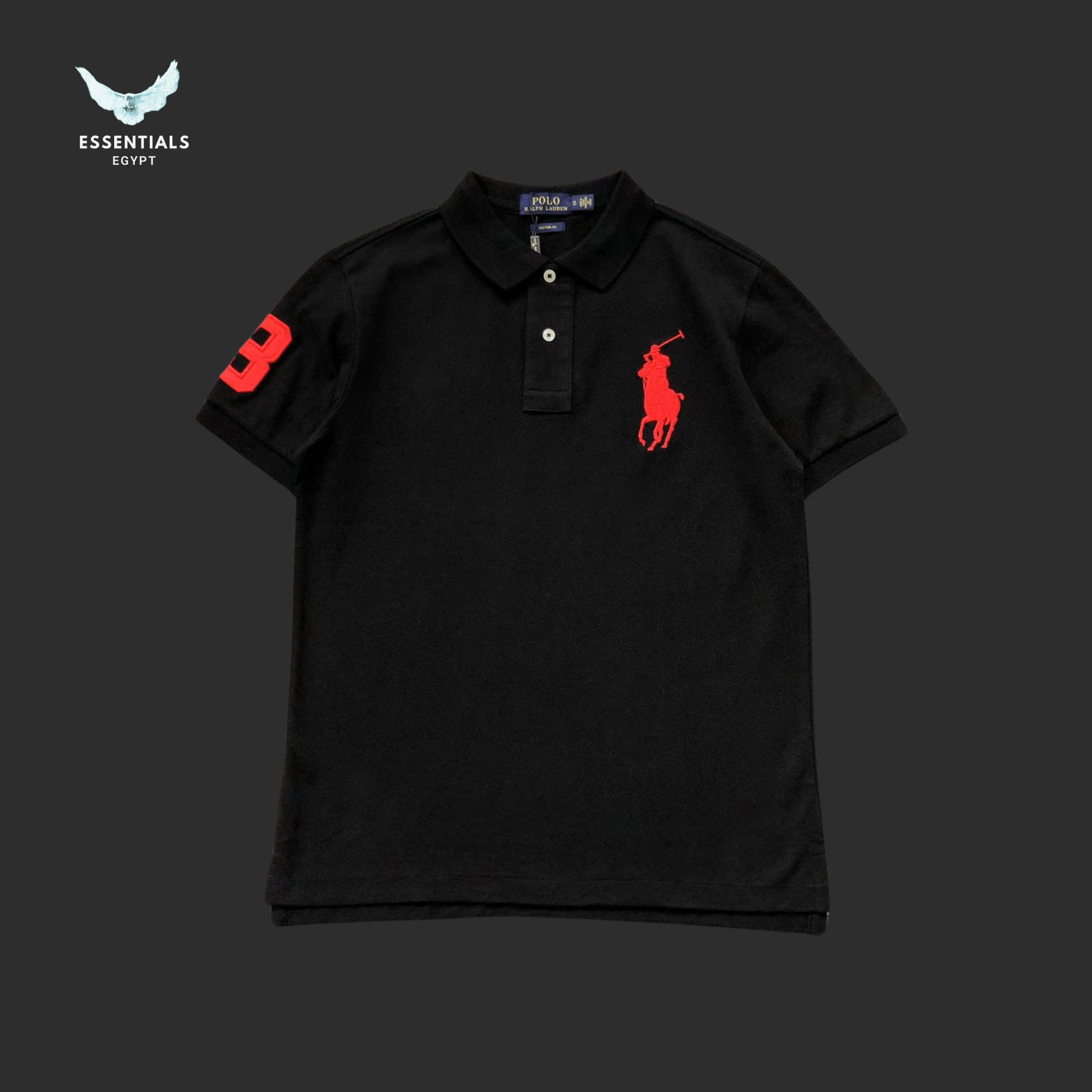 Ralph Lauren Custom Fit Polo Shirt - ESSENTIALS EGYPT