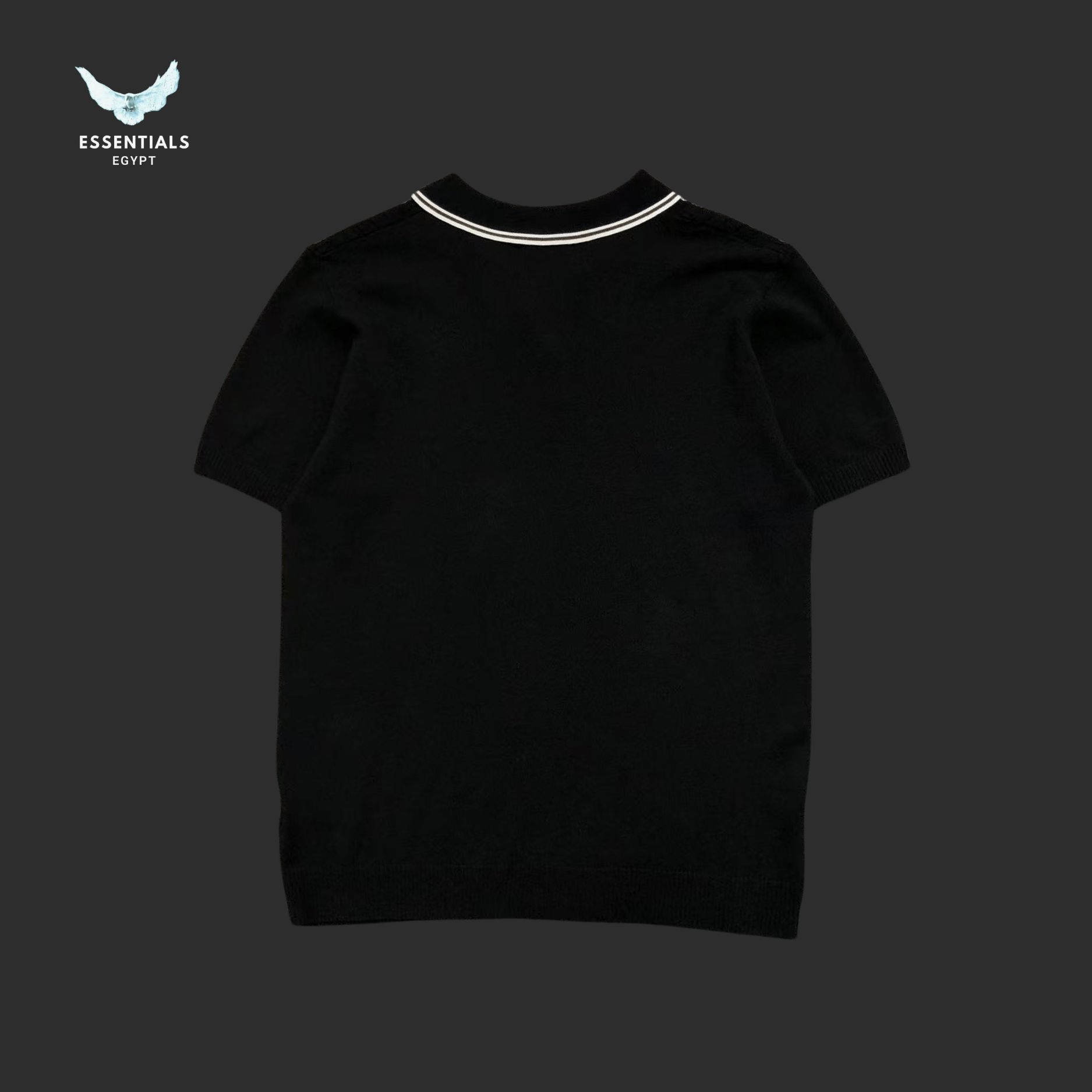 Ralph Lauren Polo – Knit Texture (White & Black) - ESSENTIALS EGYPT