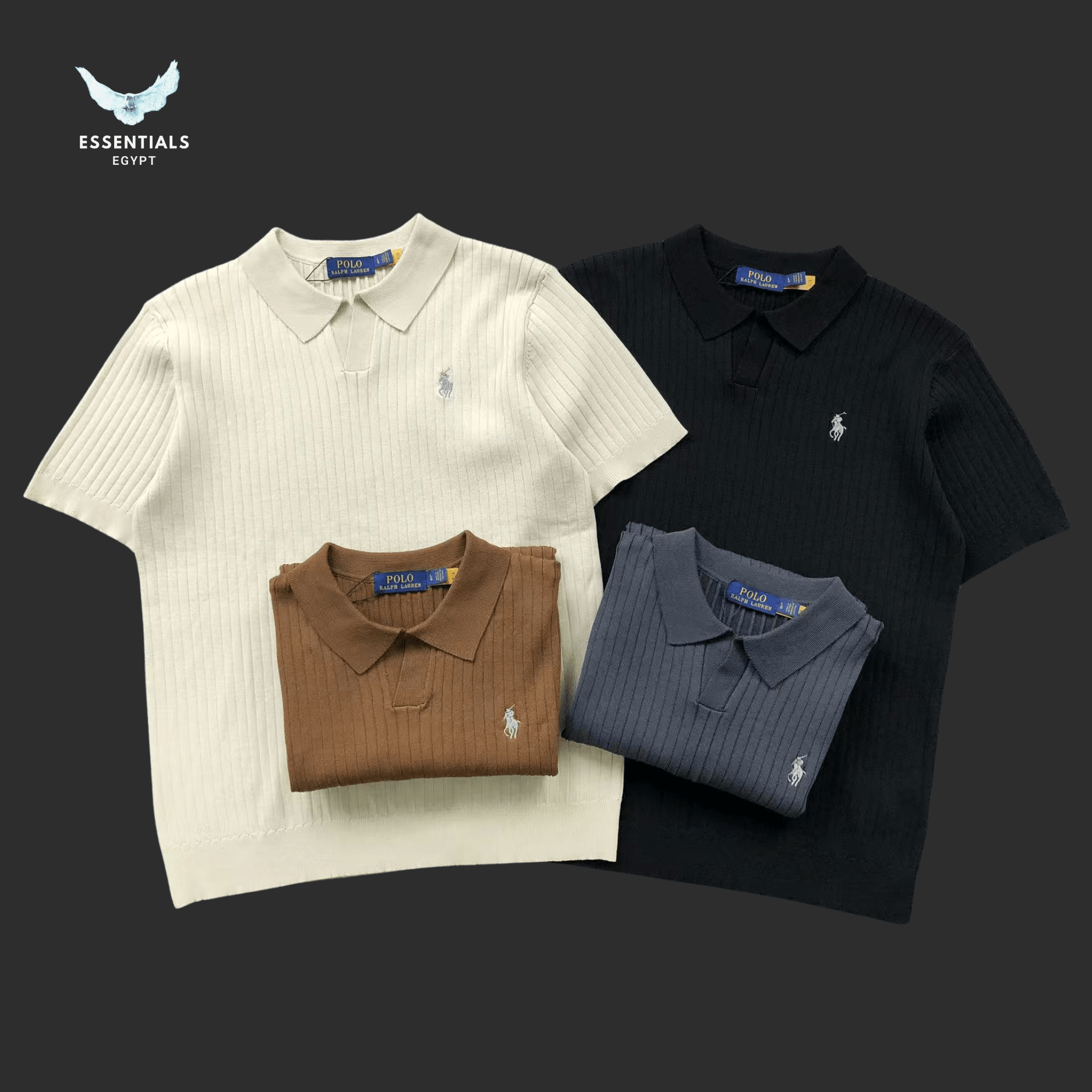 Ralph Lauren Polo – Ribbed Button Shirt - ESSENTIALS EGYPT