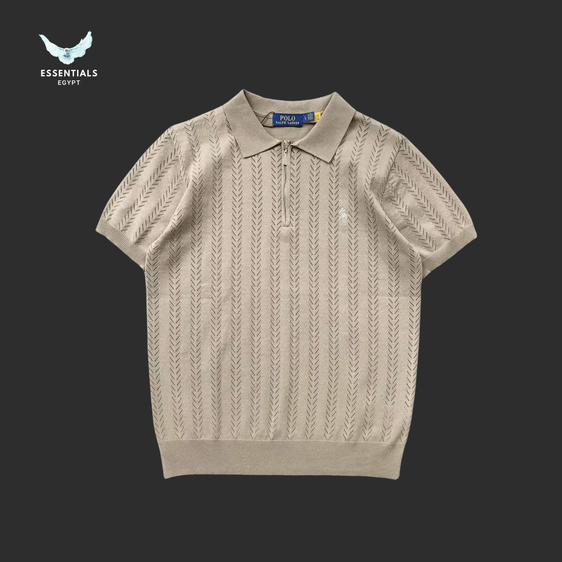 Ralph Lauren Polo – Textured Edition (Beige, Navy, Black) - ESSENTIALS EGYPT