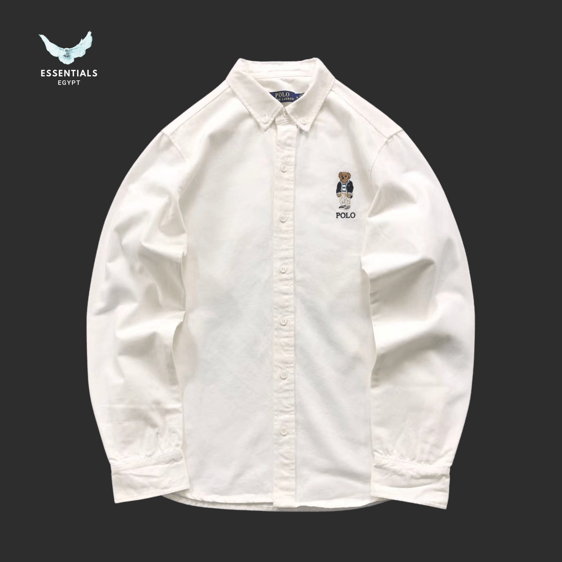 Ralph Lauren Shirt – Bear Embroidery - ESSENTIALS EGYPT