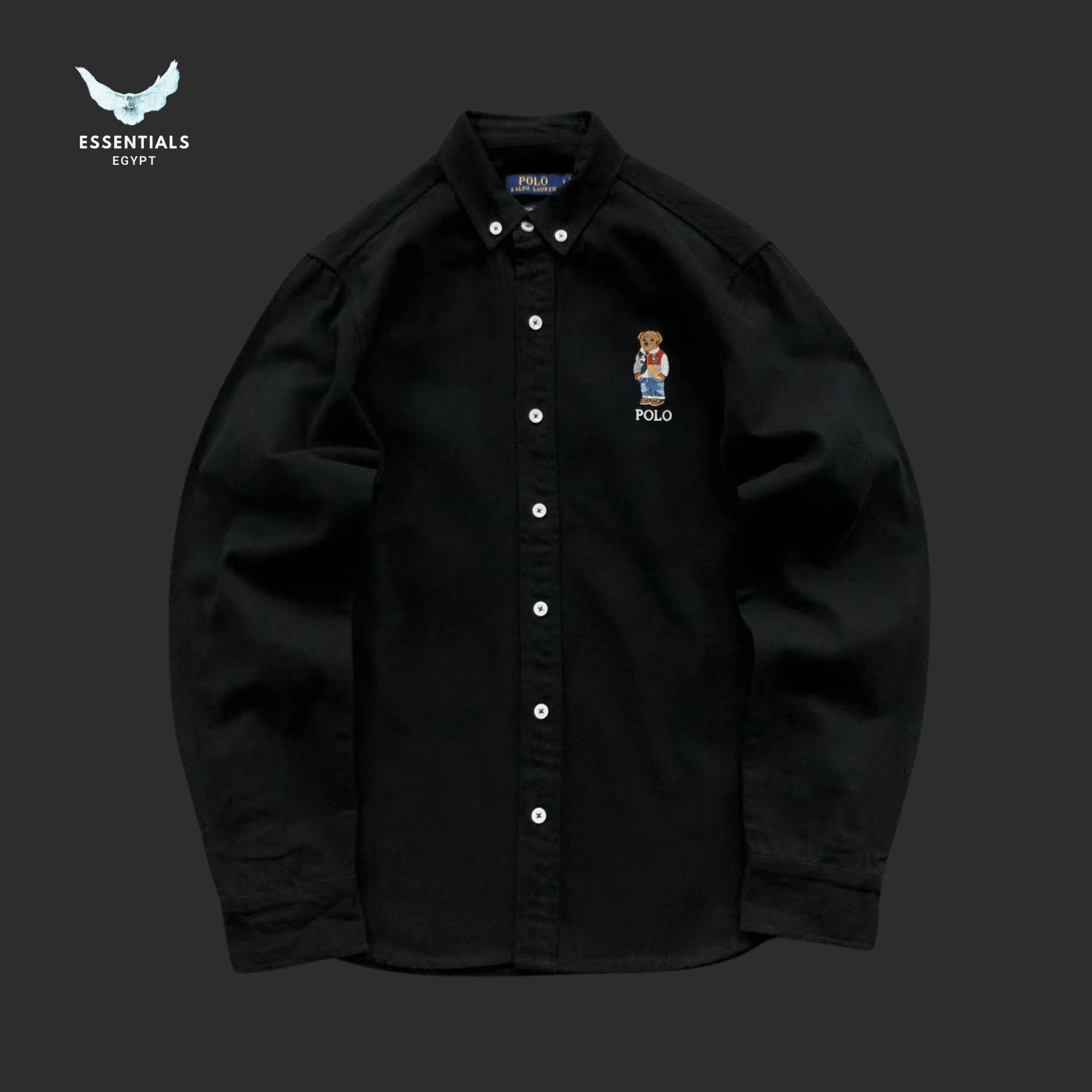 Ralph Lauren Shirt – Bear Embroidery - ESSENTIALS EGYPT