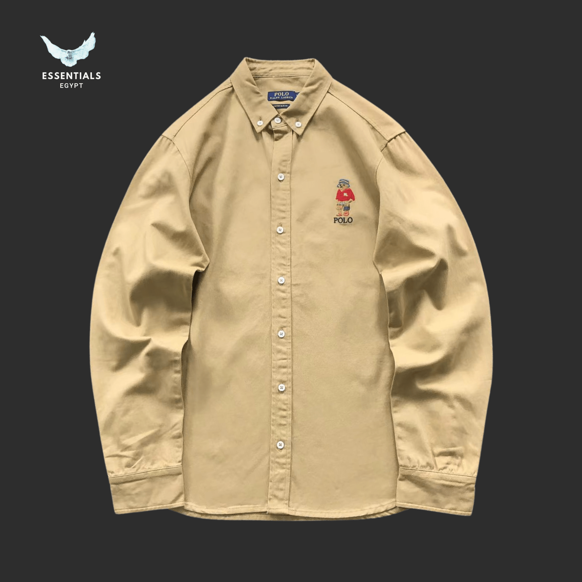 Ralph Lauren Shirt – Bear Embroidery - ESSENTIALS EGYPT