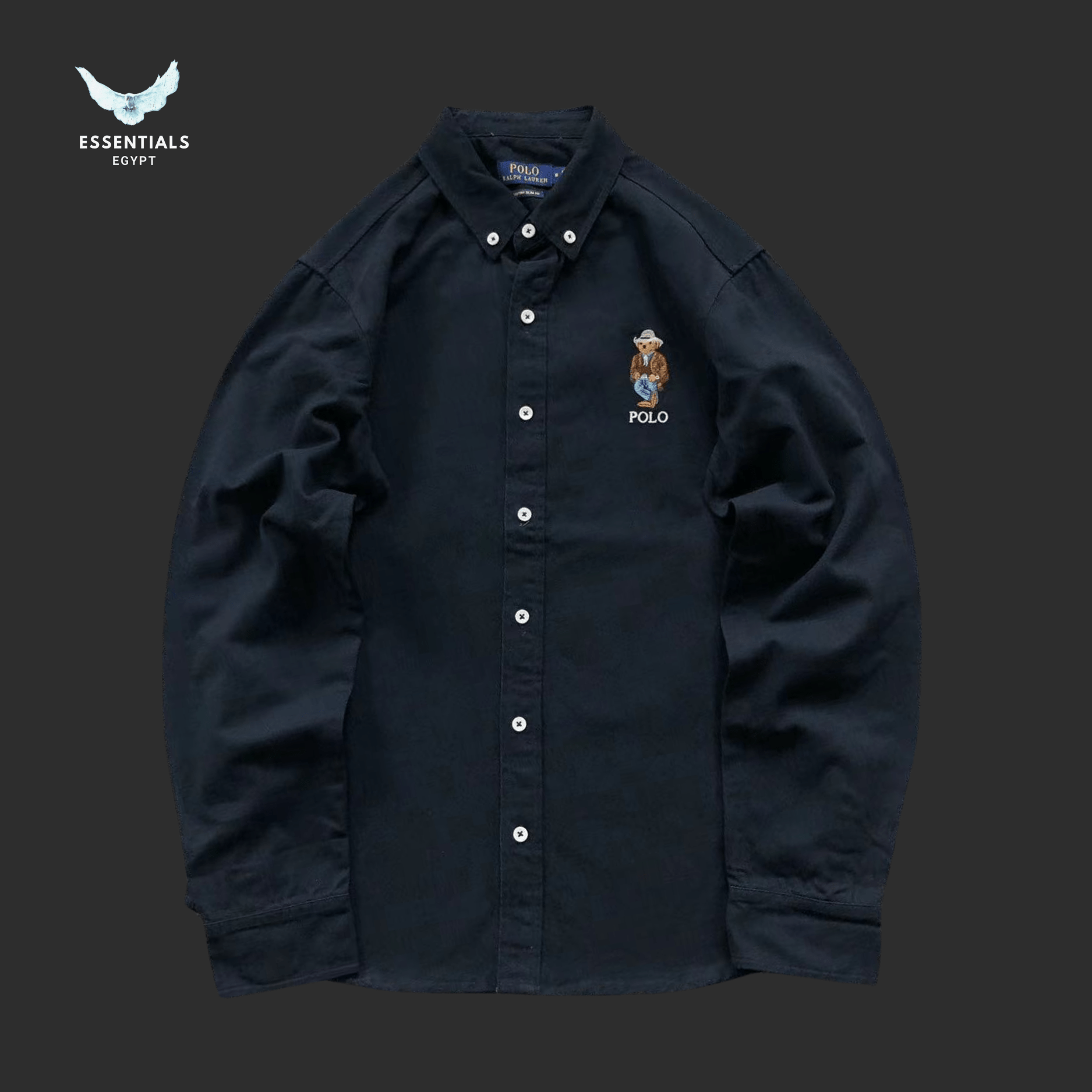 Ralph Lauren Shirt – Bear Embroidery - ESSENTIALS EGYPT