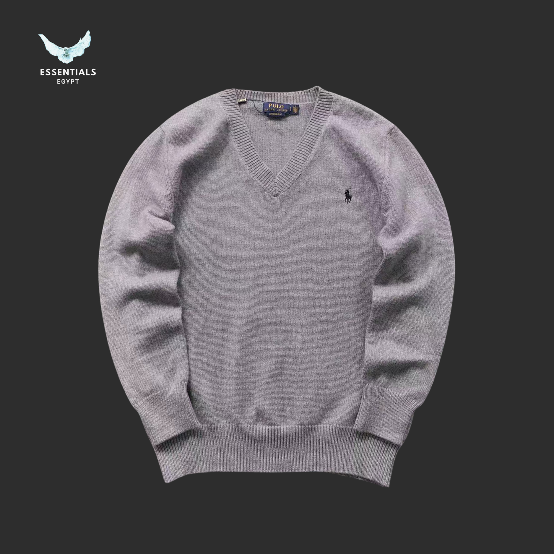 Ralph Lauren V-Neck Sweater – Classic Wool Blend