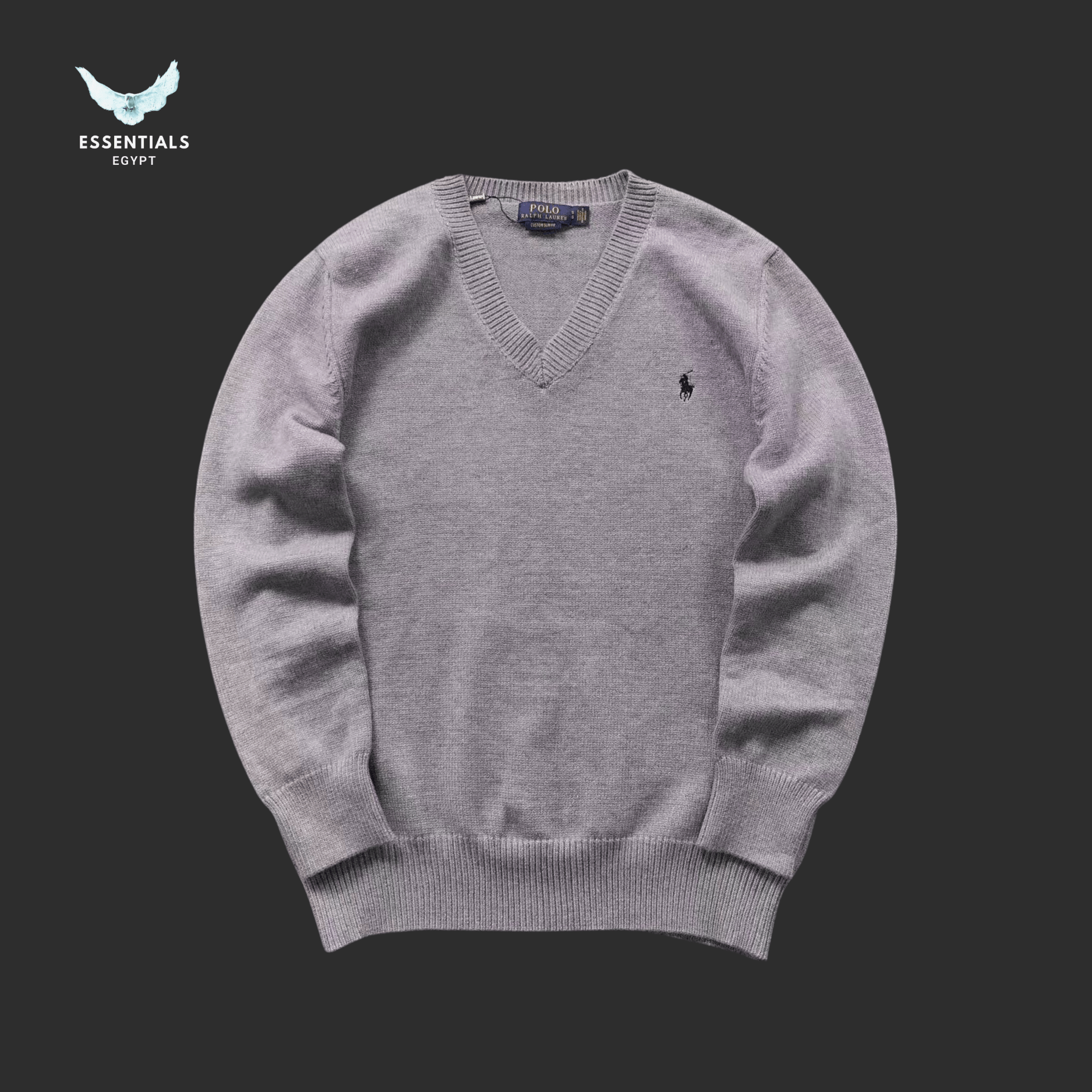 Ralph Lauren V - Neck Sweater – Classic Wool Blend - ESSENTIALS EGYPT