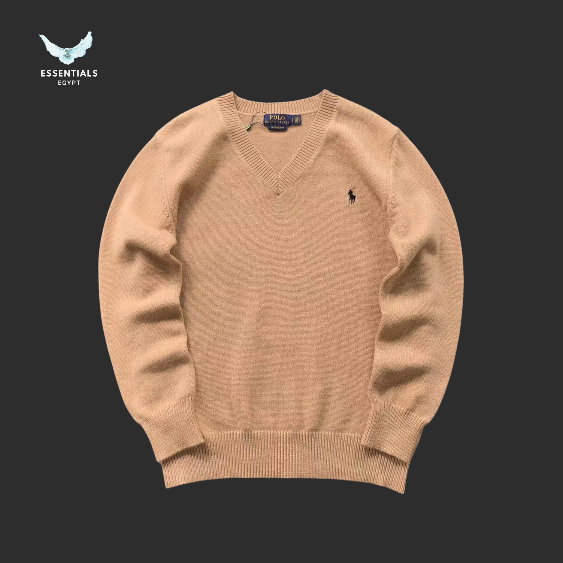 Ralph Lauren V-Neck Sweater – Classic Wool Blend
