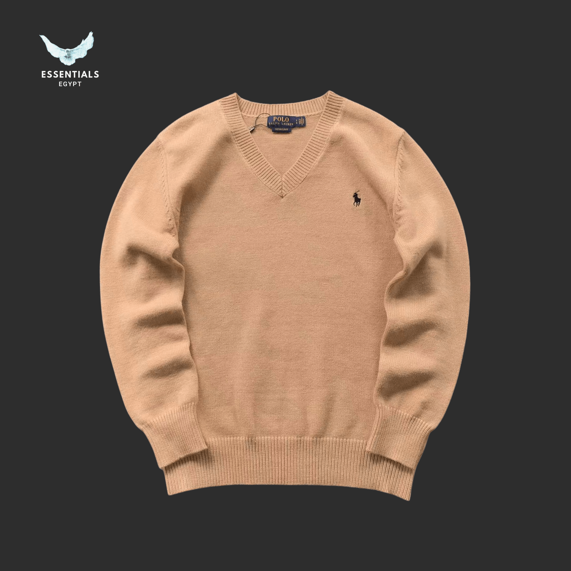 Ralph Lauren V - Neck Sweater – Classic Wool Blend - ESSENTIALS EGYPT