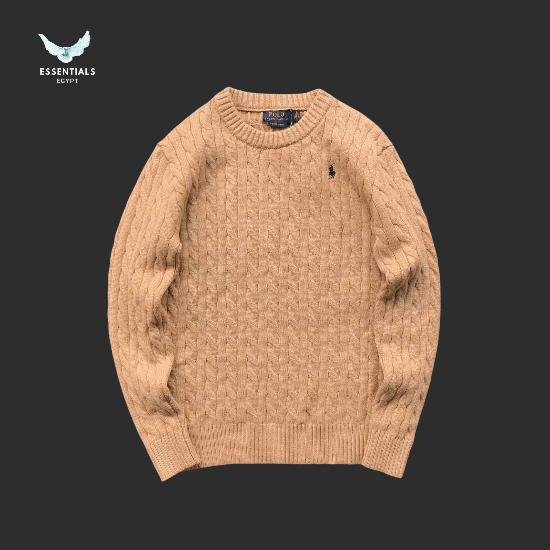Ralph Lauren Cable - Knit Sweater – Crewneck - ESSENTIALS EGYPT