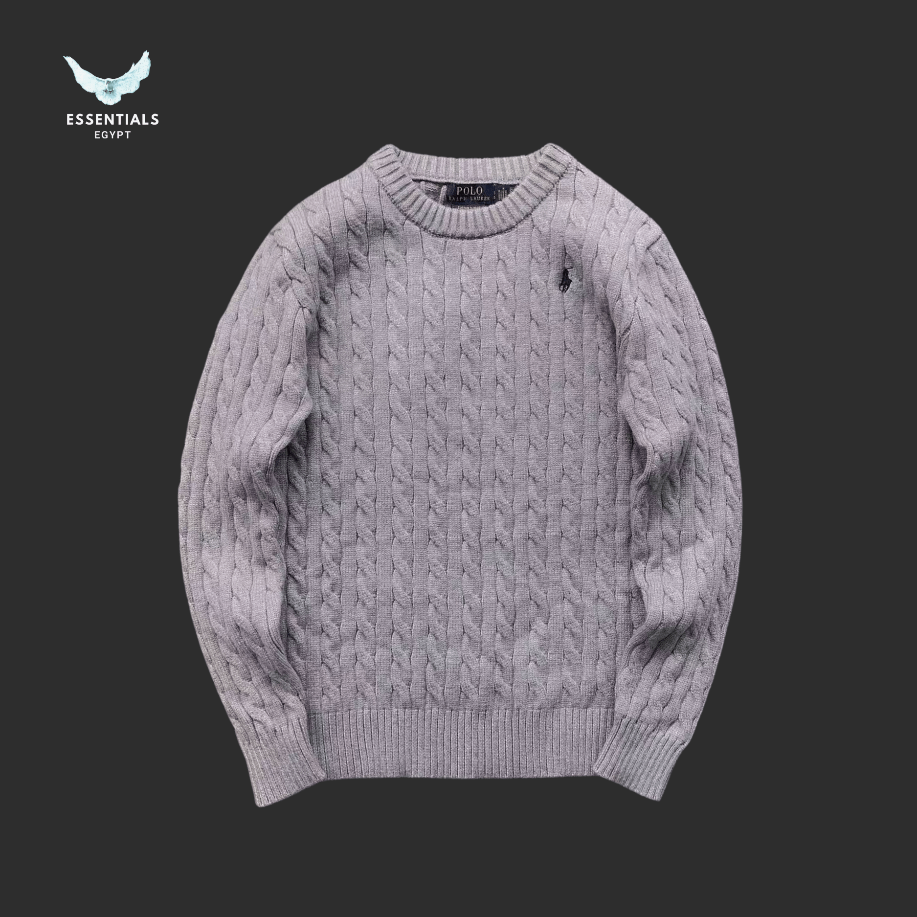 Ralph Lauren Cable - Knit Sweater – Crewneck - ESSENTIALS EGYPT