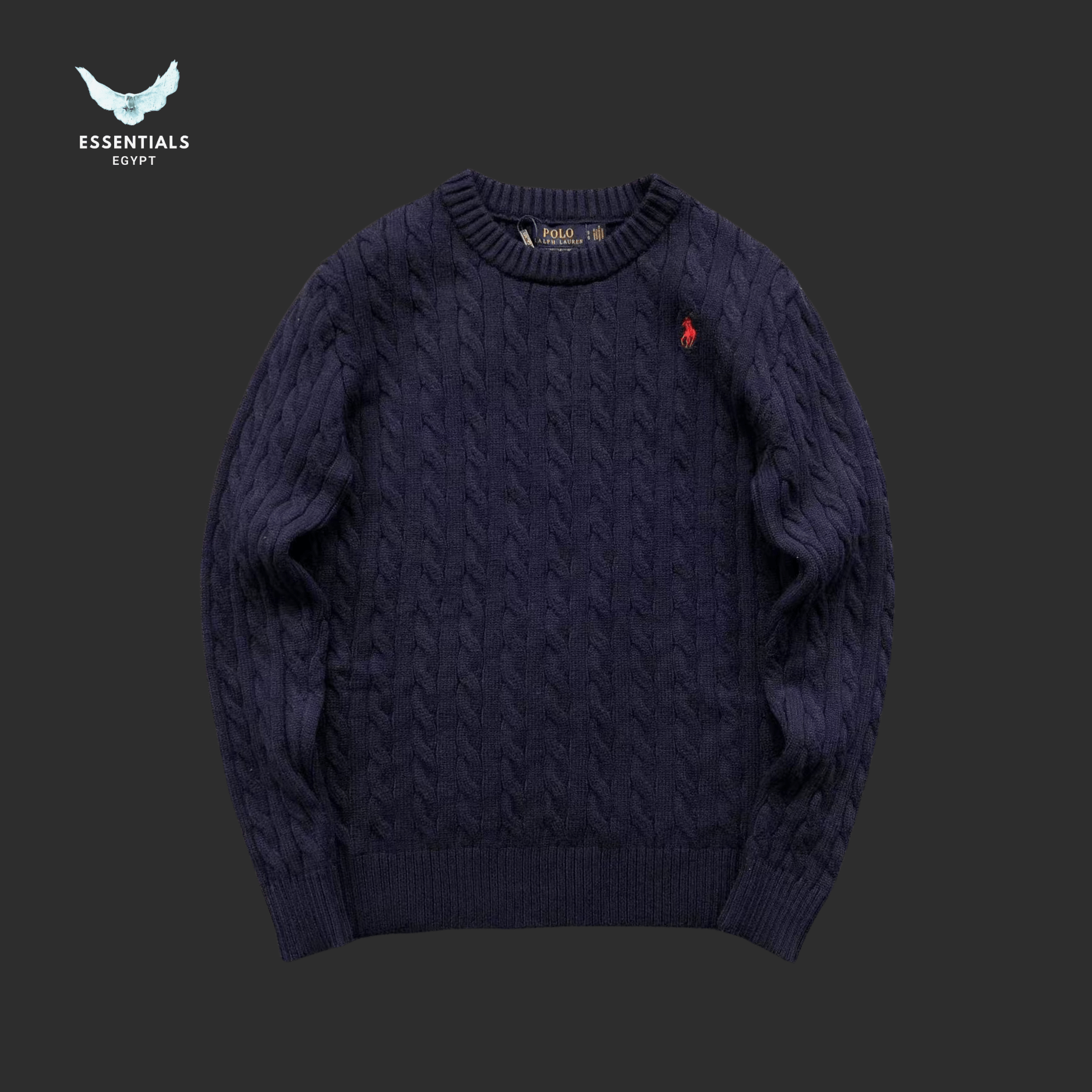 Ralph Lauren Cable - Knit Sweater – Crewneck - ESSENTIALS EGYPT