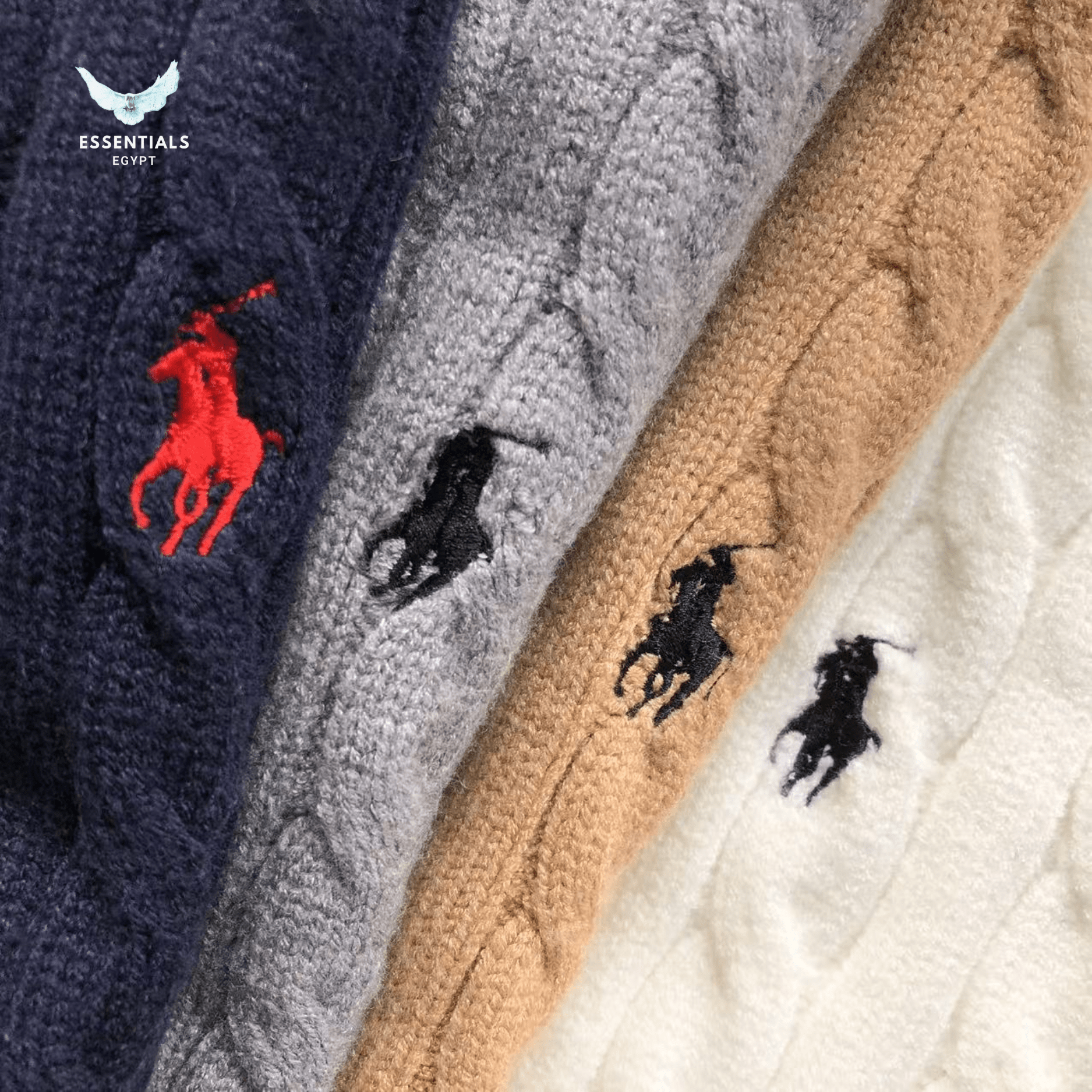 Ralph Lauren Cable - Knit Sweater – Crewneck - ESSENTIALS EGYPT