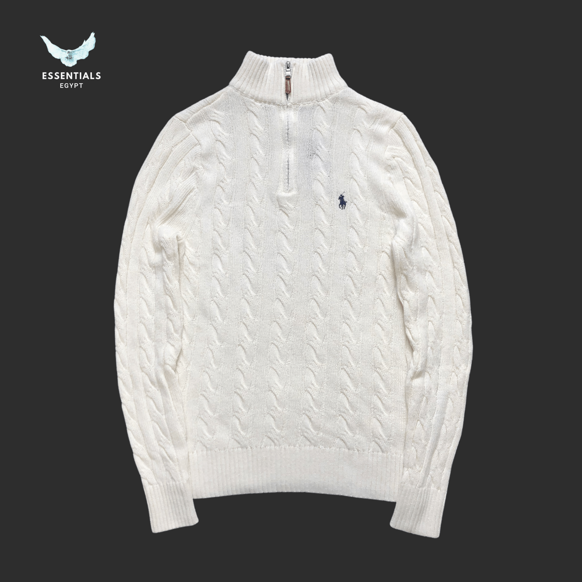 Ralph Lauren Wool - Cotton Crewneck Sweater - ESSENTIALS EGYPT