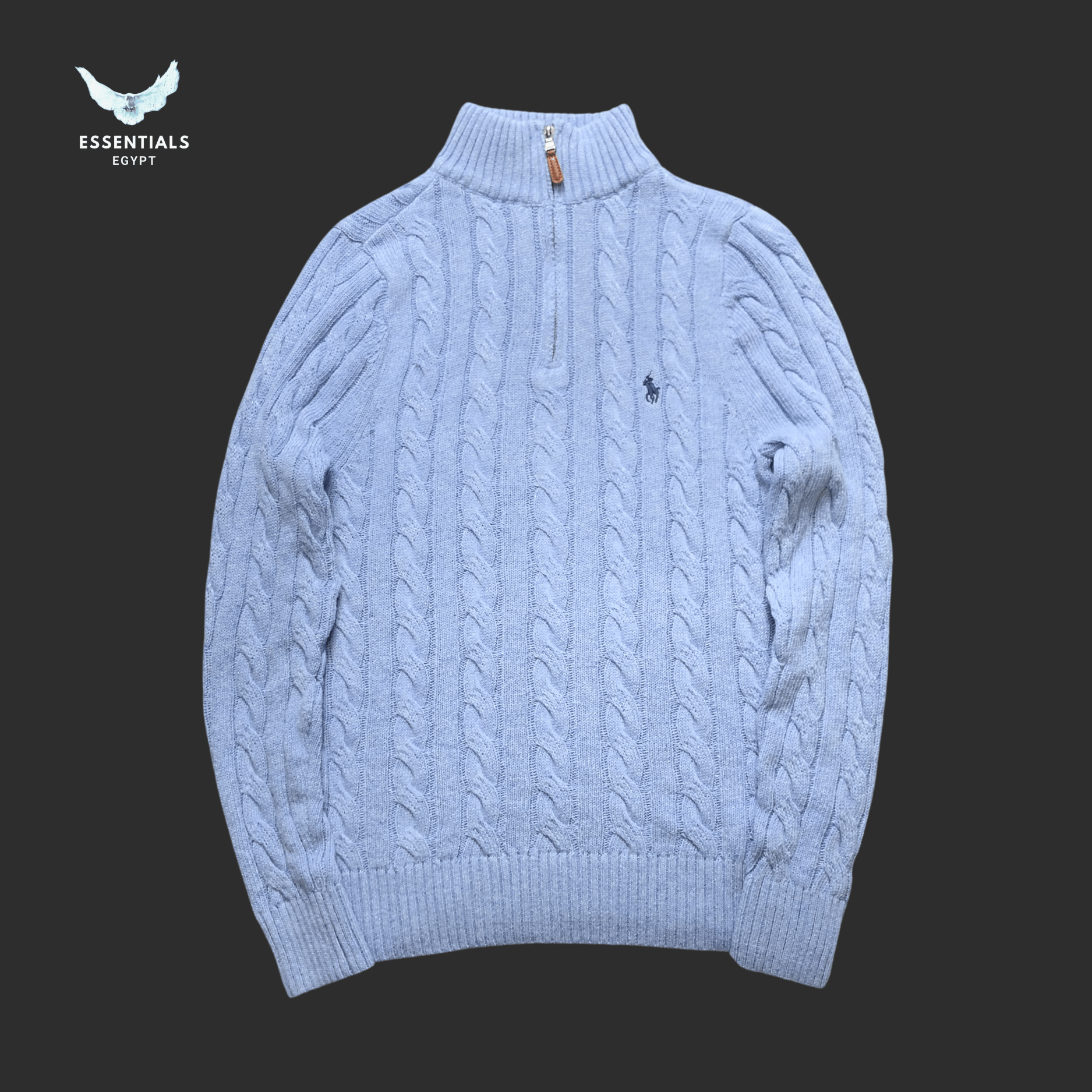 Ralph Lauren Wool - Cotton Crewneck Sweater - ESSENTIALS EGYPT