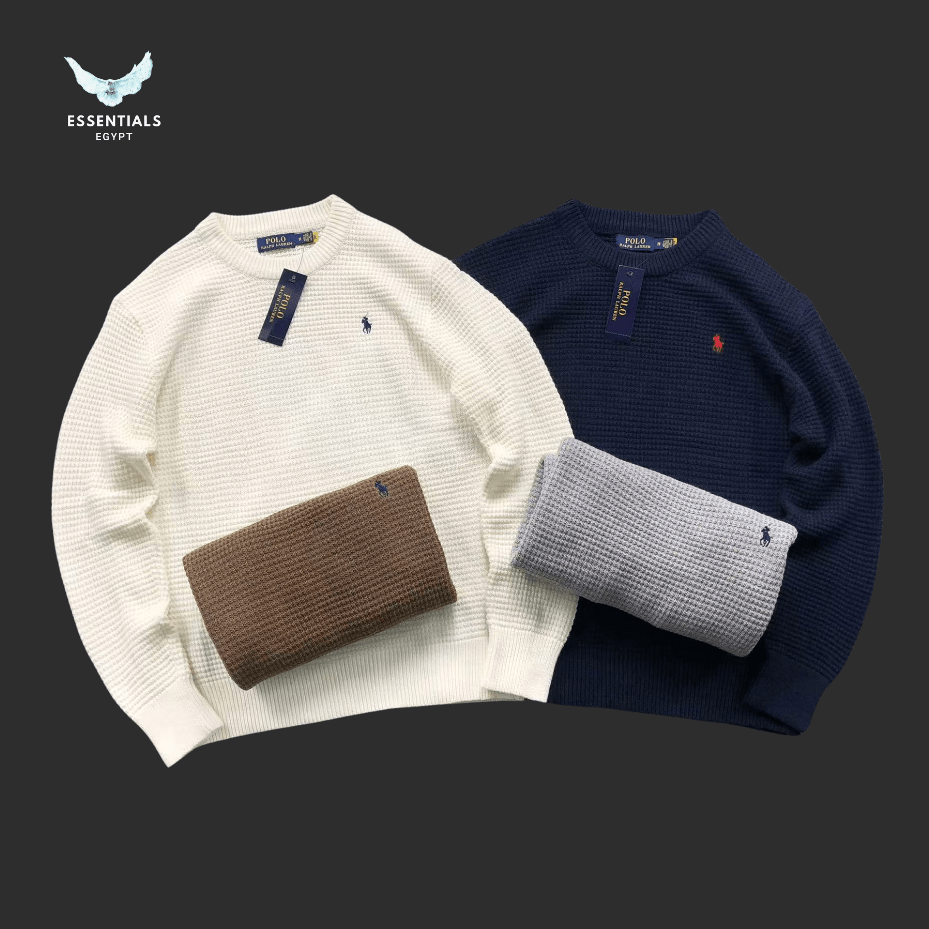 Ralph Lauren Cotton Crewneck Sweater - ESSENTIALS EGYPT